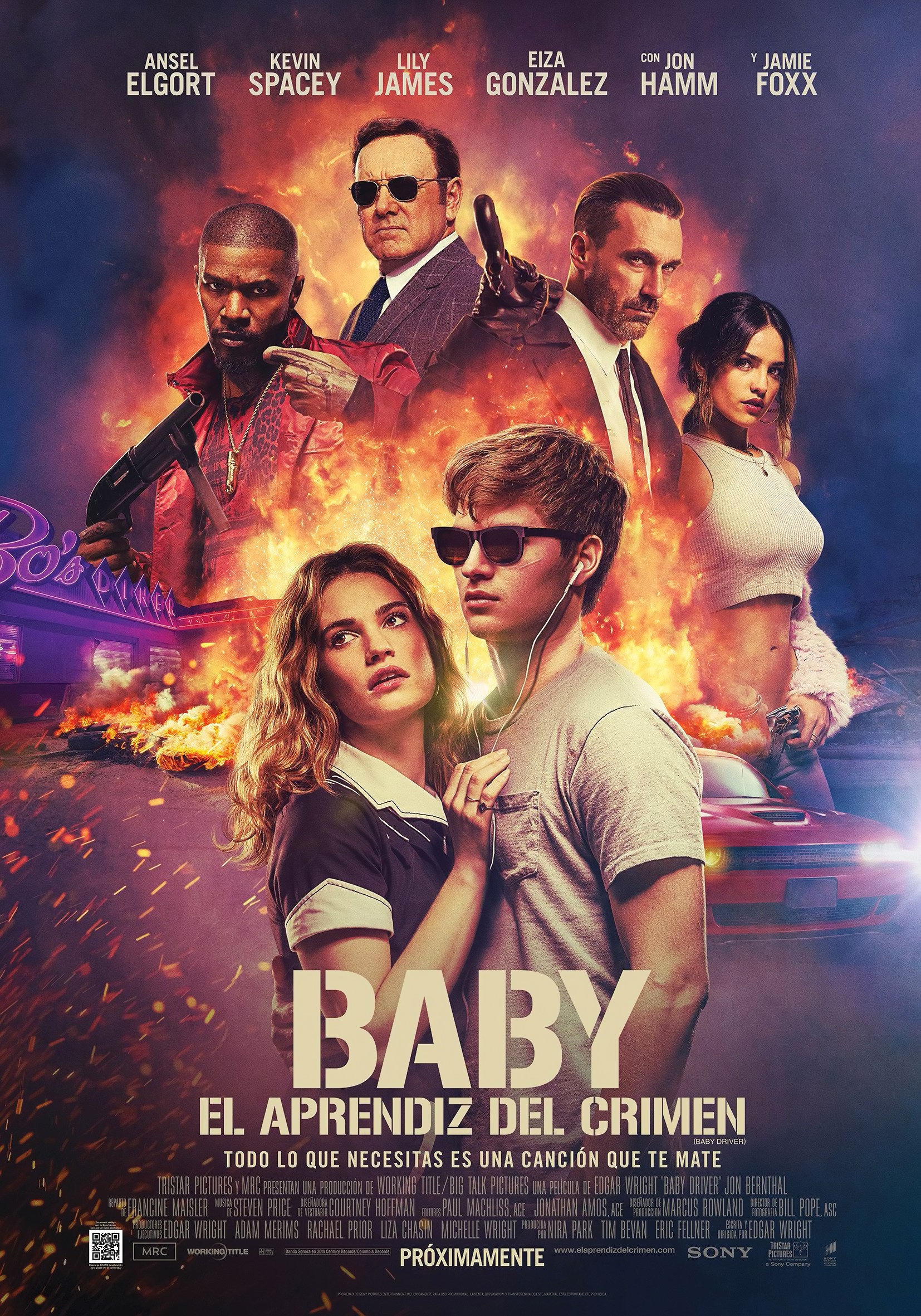 Mega Sized Movie Poster Image for Baby Driver (#4 of 18)
