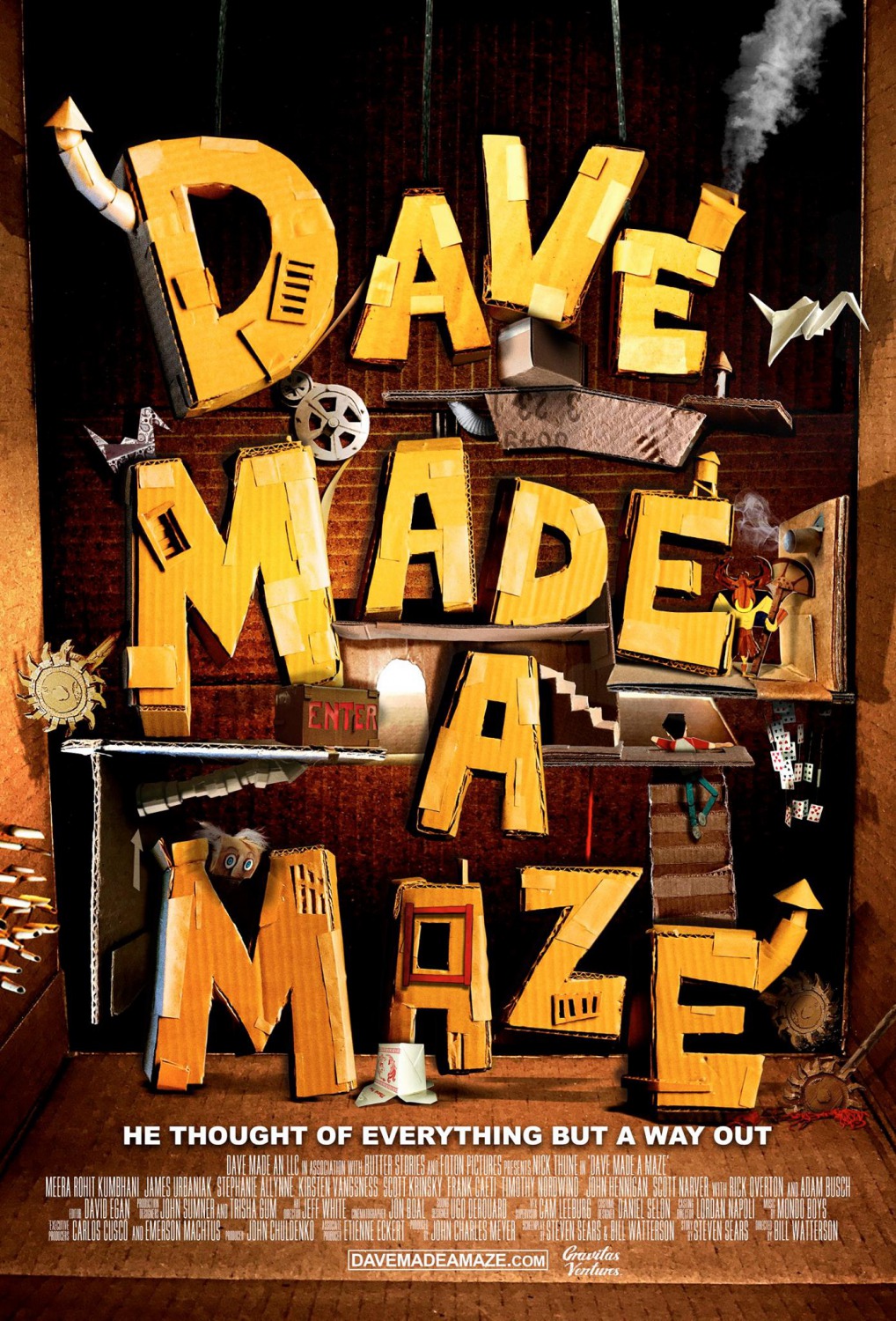 Extra Large Movie Poster Image for Dave Made a Maze 
