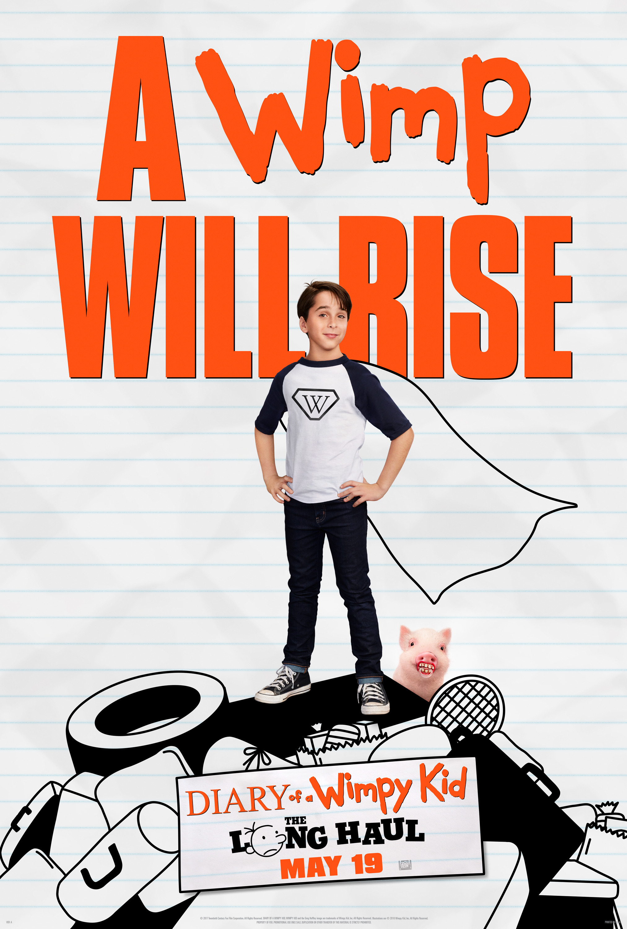 Mega Sized Movie Poster Image for Diary of a Wimpy Kid: The Long Haul (#1 of 3)