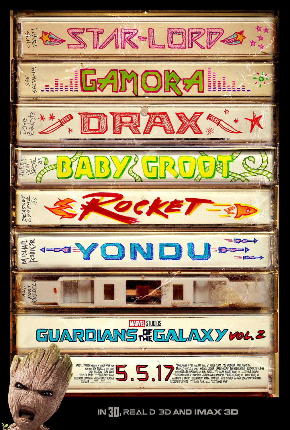 Extra Large Movie Poster Image for Guardians of the Galaxy Vol. 2 (#2 of 45)
