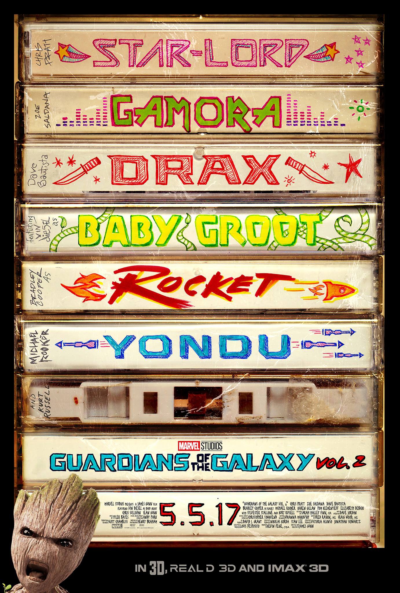 Mega Sized Movie Poster Image for Guardians of the Galaxy Vol. 2 (#2 of 45)
