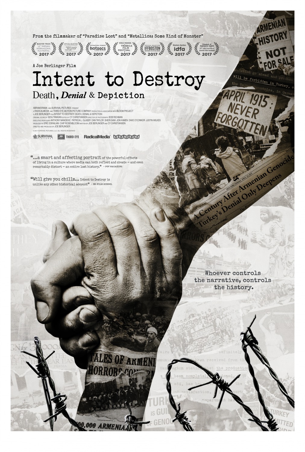 Extra Large Movie Poster Image for Intent to Destroy 
