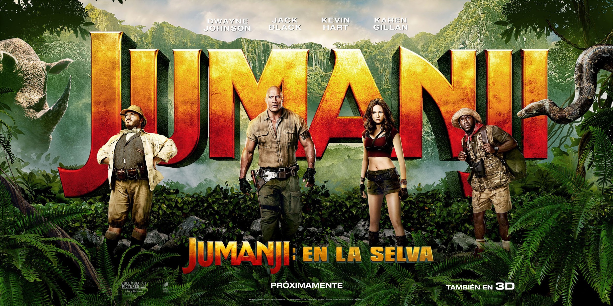Mega Sized Movie Poster Image for Jumanji: Welcome to the Jungle (#18 of 22)