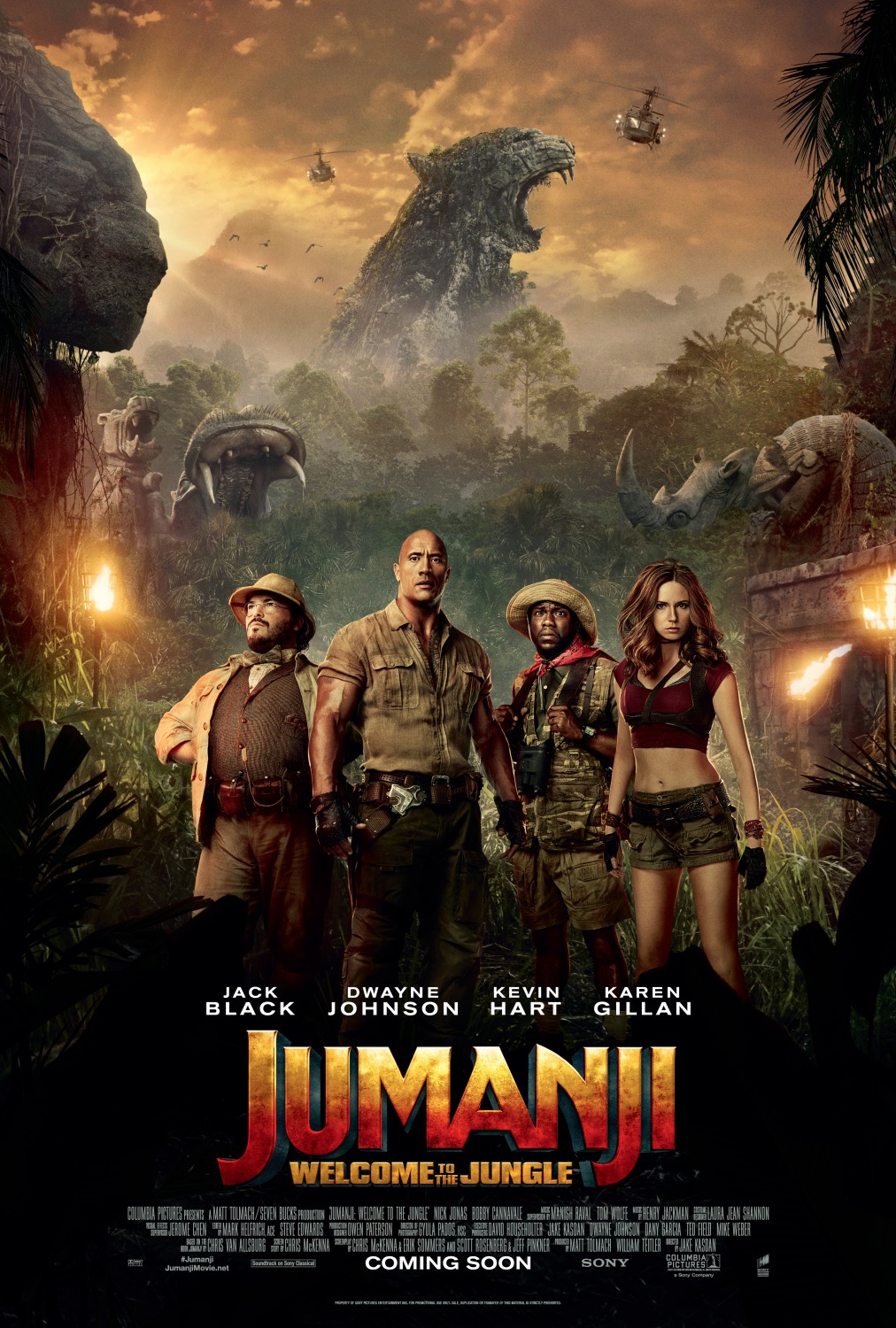 Extra Large Movie Poster Image for Jumanji: Welcome to the Jungle (#5 of 22)