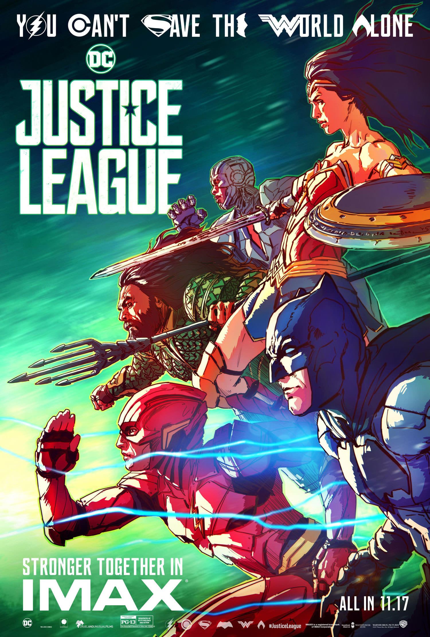 Mega Sized Movie Poster Image for Justice League (#24 of 54)