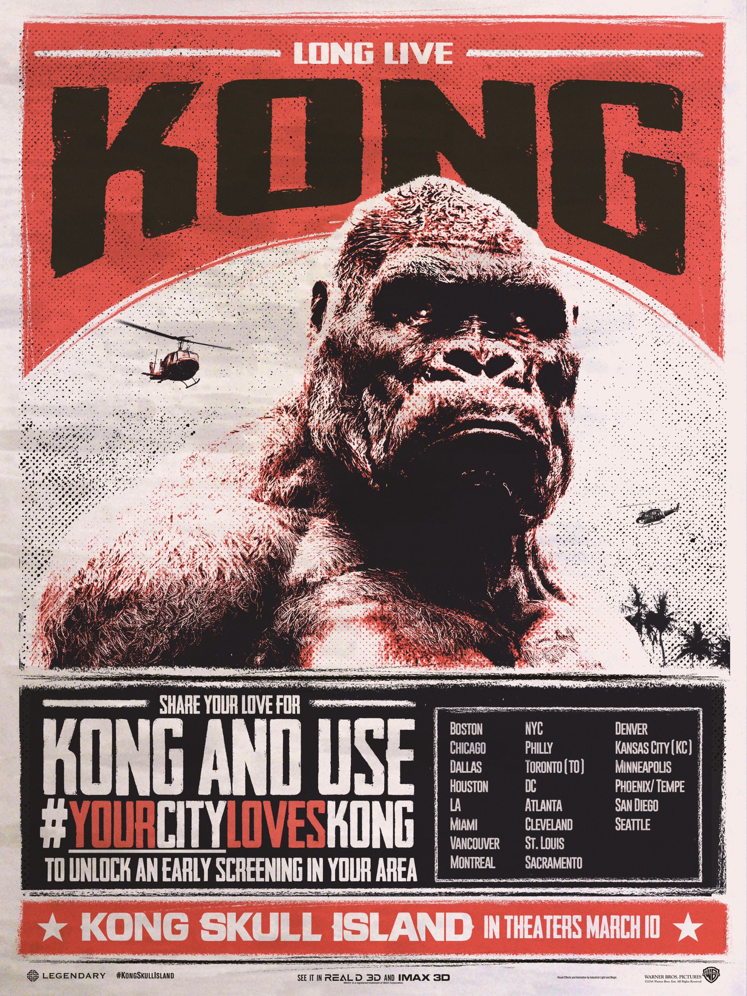 Mega Sized Movie Poster Image for Kong: Skull Island (#13 of 22)