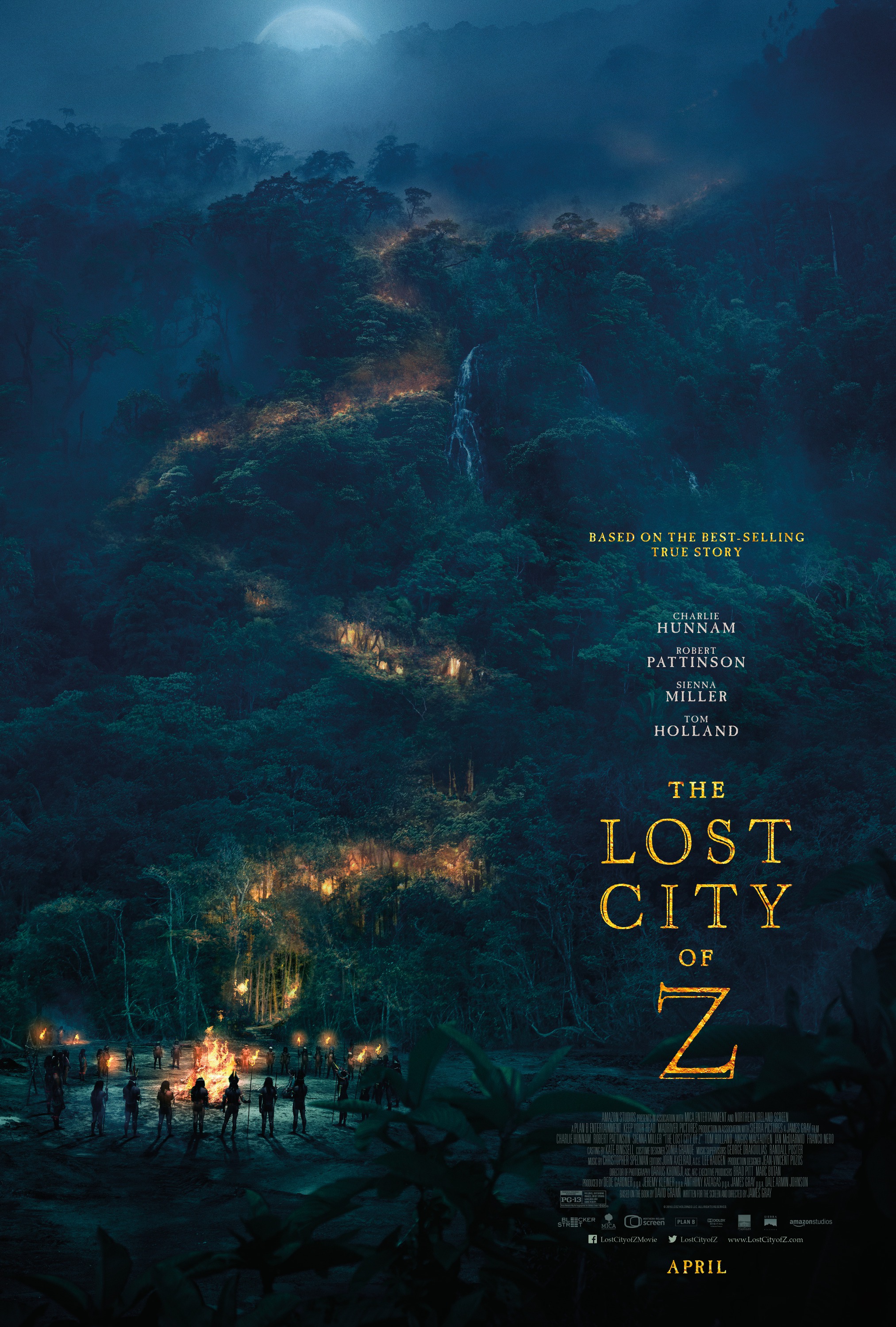 Mega Sized Movie Poster Image for The Lost City of Z (#1 of 6)