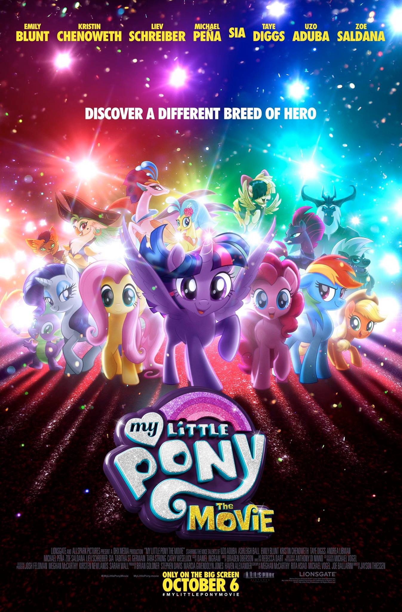 Mega Sized Movie Poster Image for My Little Pony: The Movie (#3 of 55)