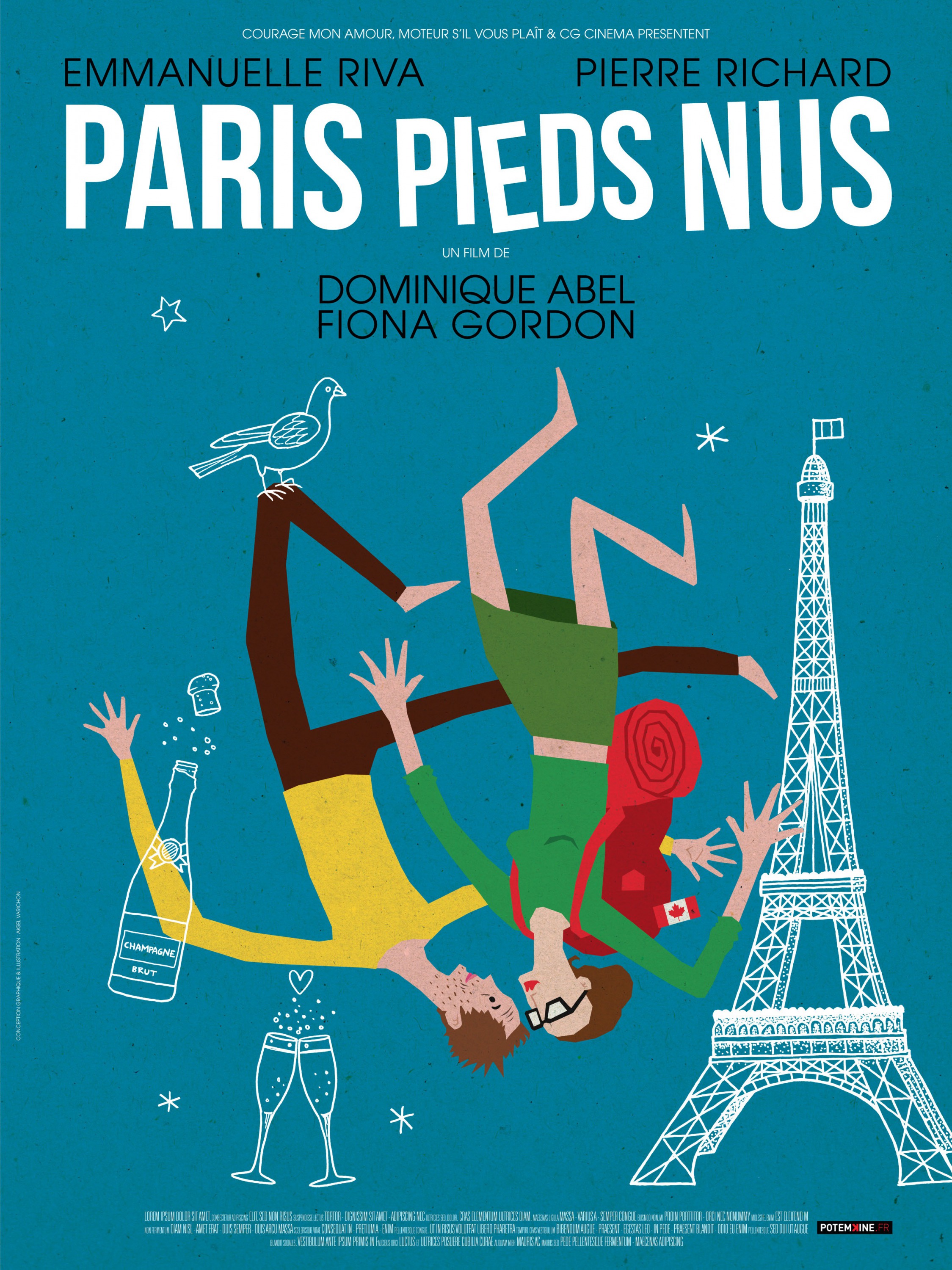 Mega Sized Movie Poster Image for Paris pieds nus (#1 of 3)