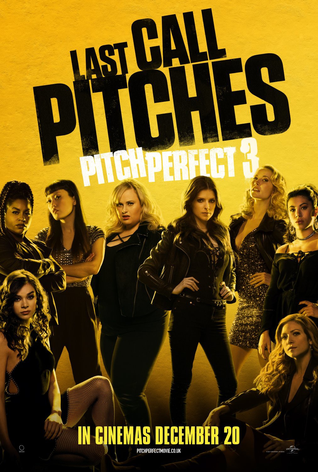 Extra Large Movie Poster Image for Pitch Perfect 3 (#2 of 4)