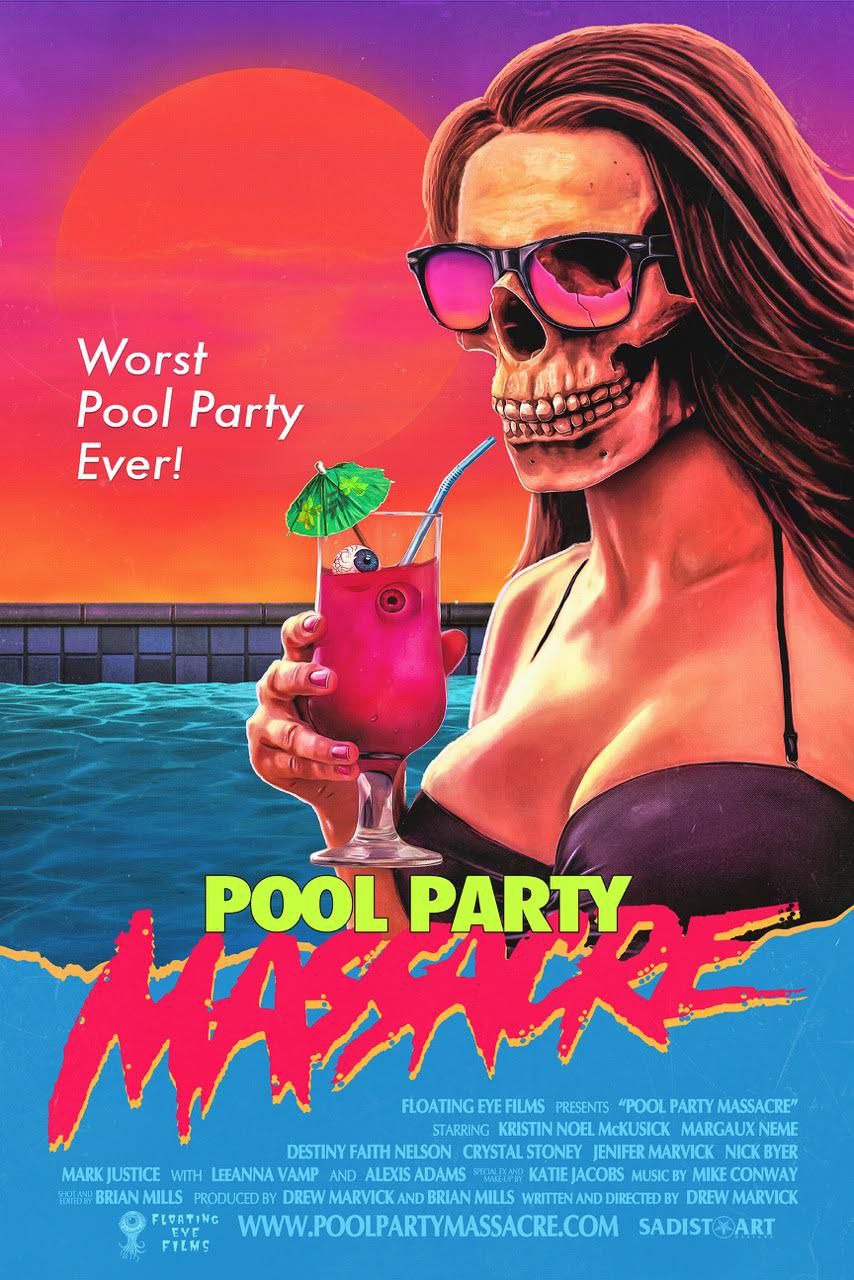 Extra Large Movie Poster Image for Pool Party Massacre 