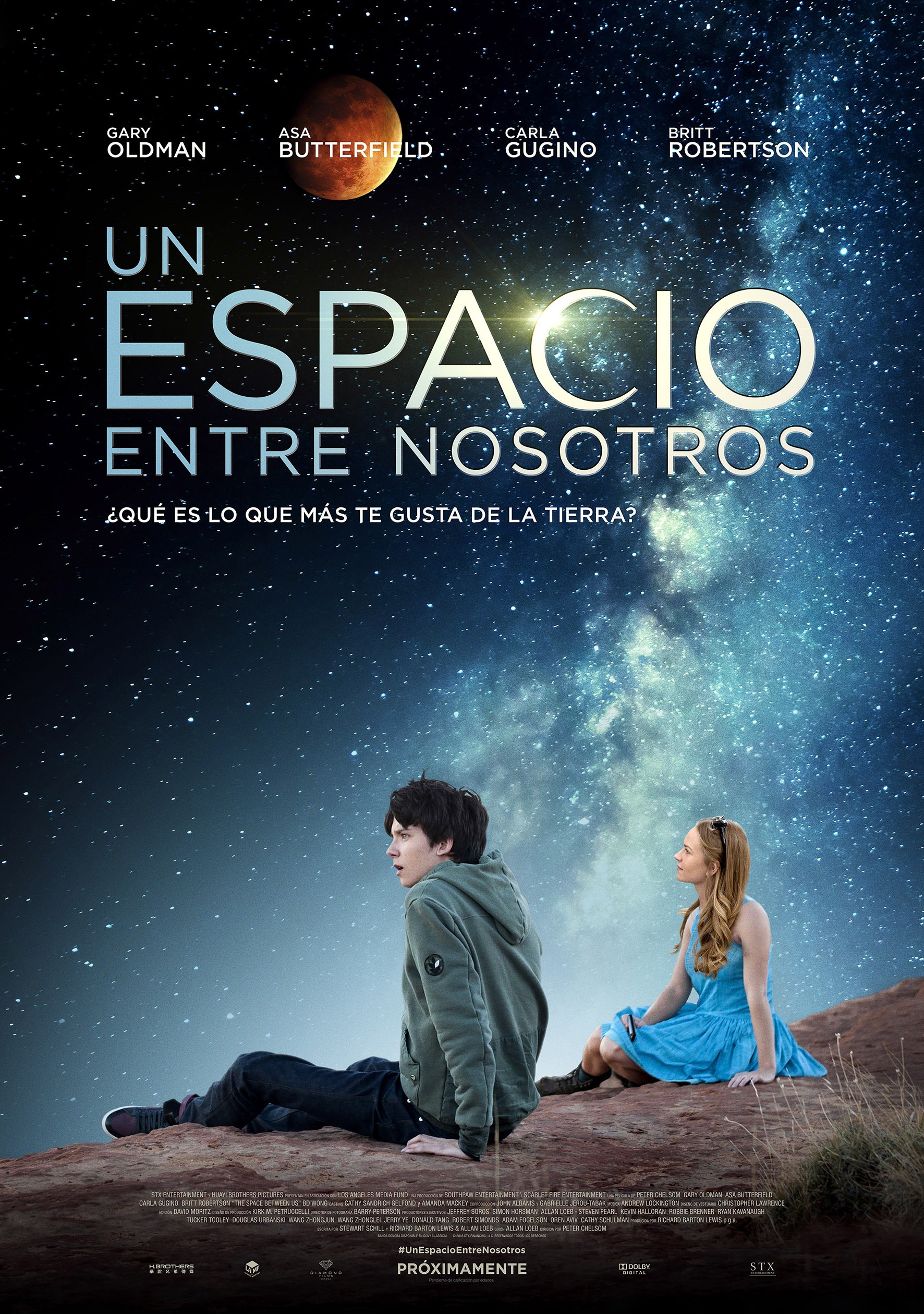 Mega Sized Movie Poster Image for The Space Between Us (#3 of 5)