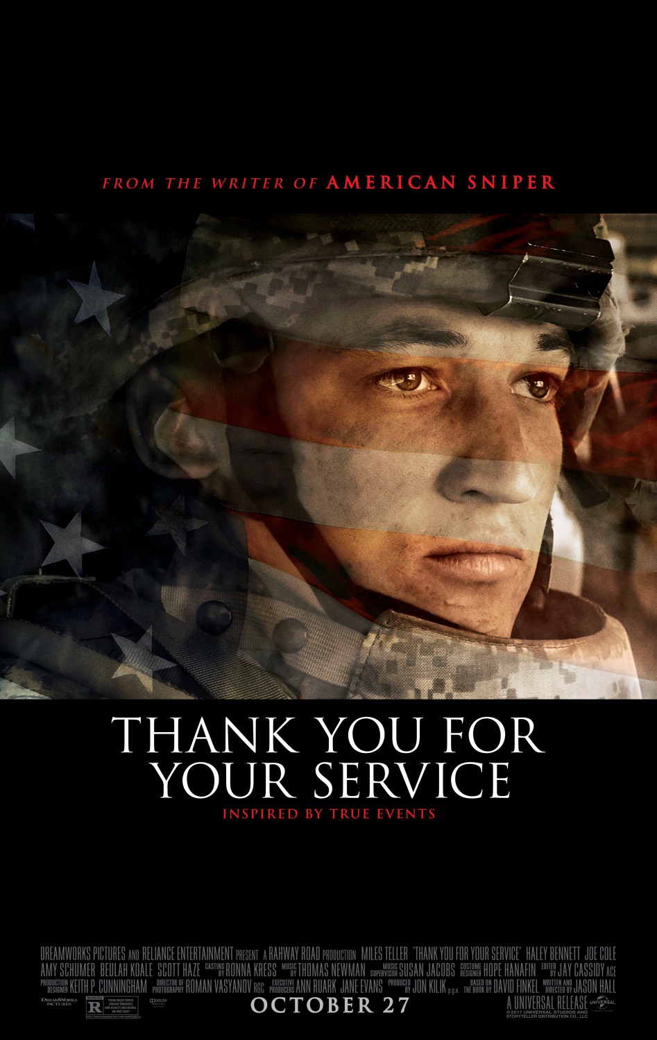 Extra Large Movie Poster Image for Thank You for Your Service 