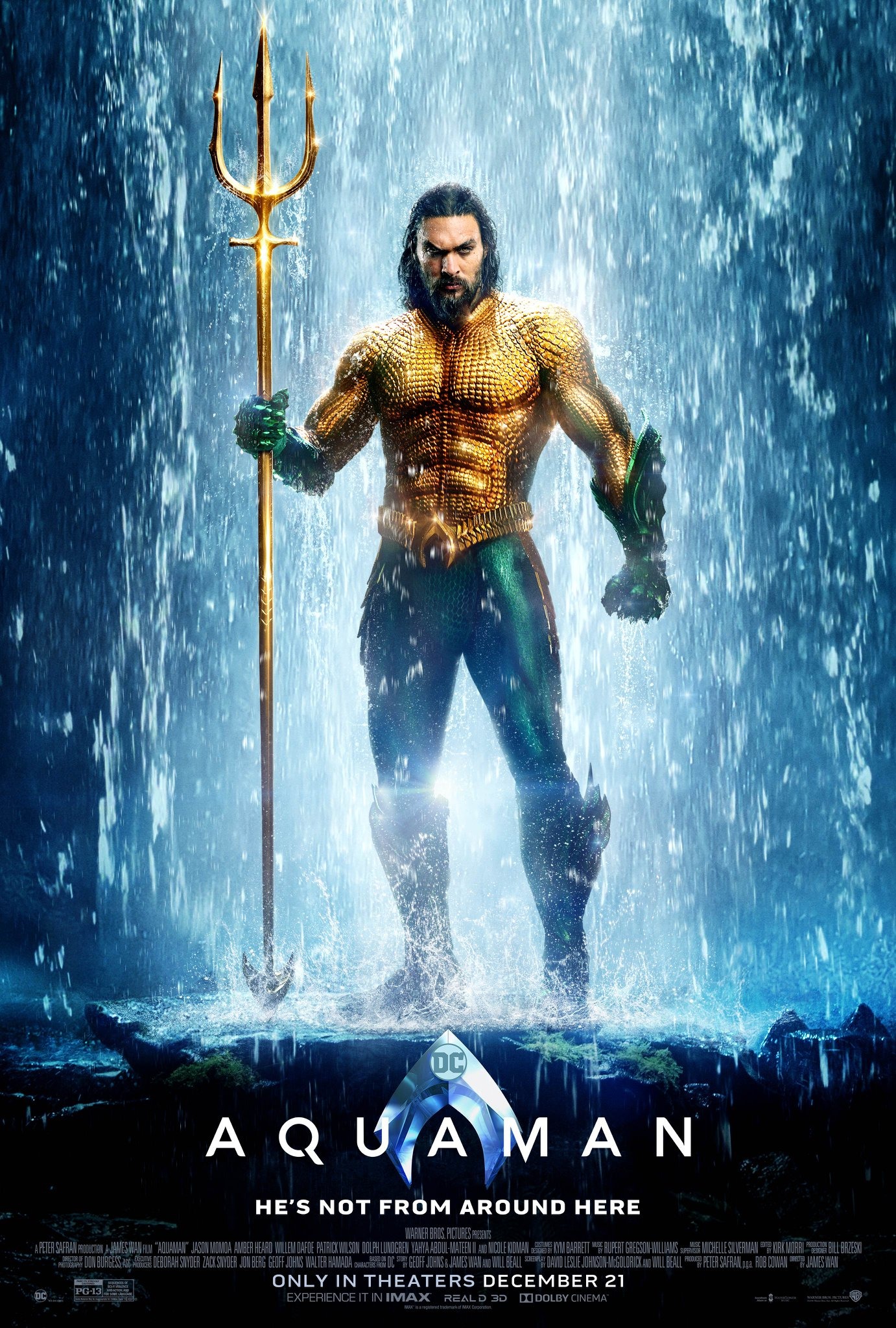 Mega Sized Movie Poster Image for Aquaman (#12 of 22)