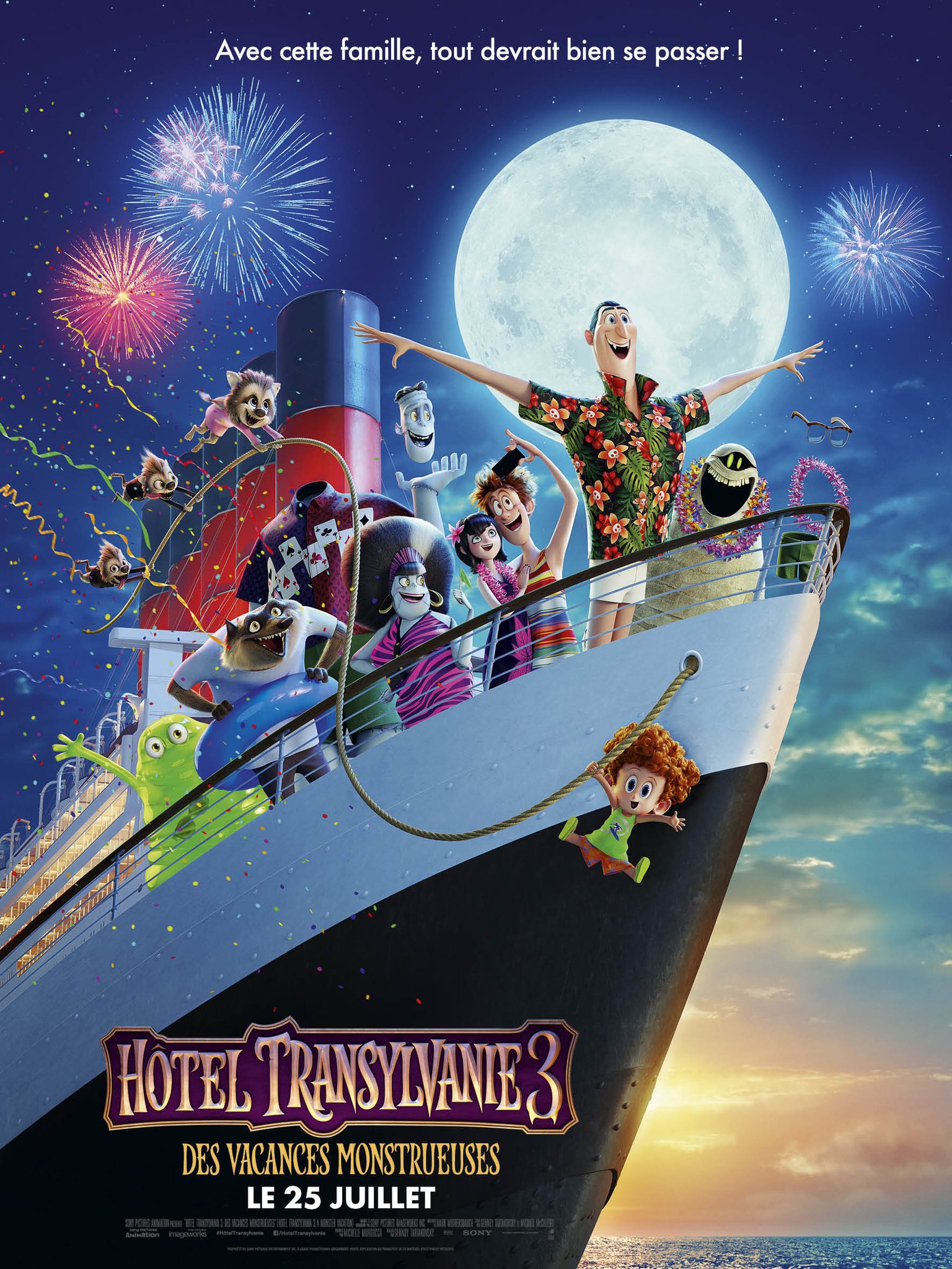 Mega Sized Movie Poster Image for Hotel Transylvania 3: Summer Vacation (#4 of 17)