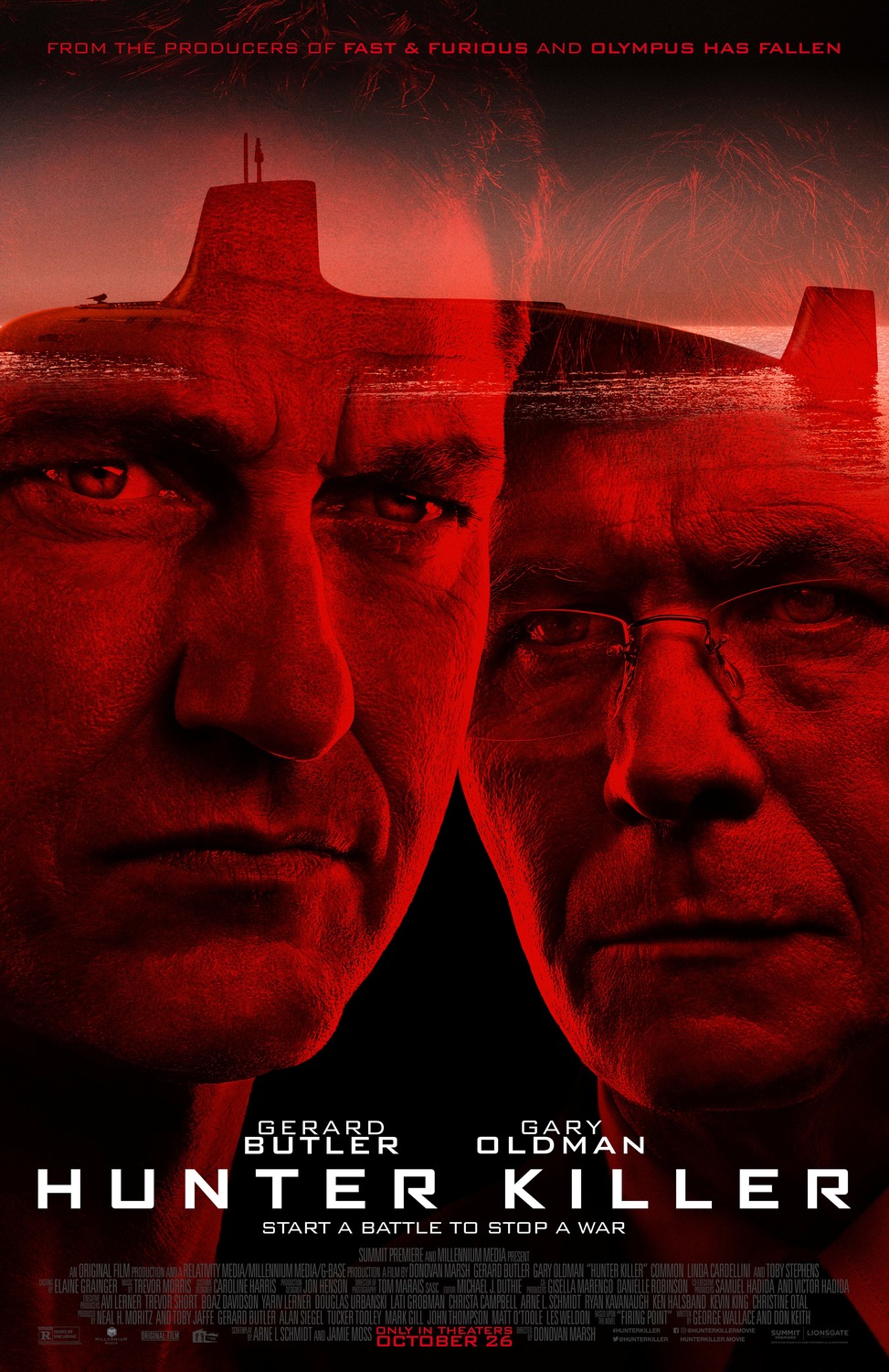 Extra Large Movie Poster Image for Hunter Killer (#4 of 10)