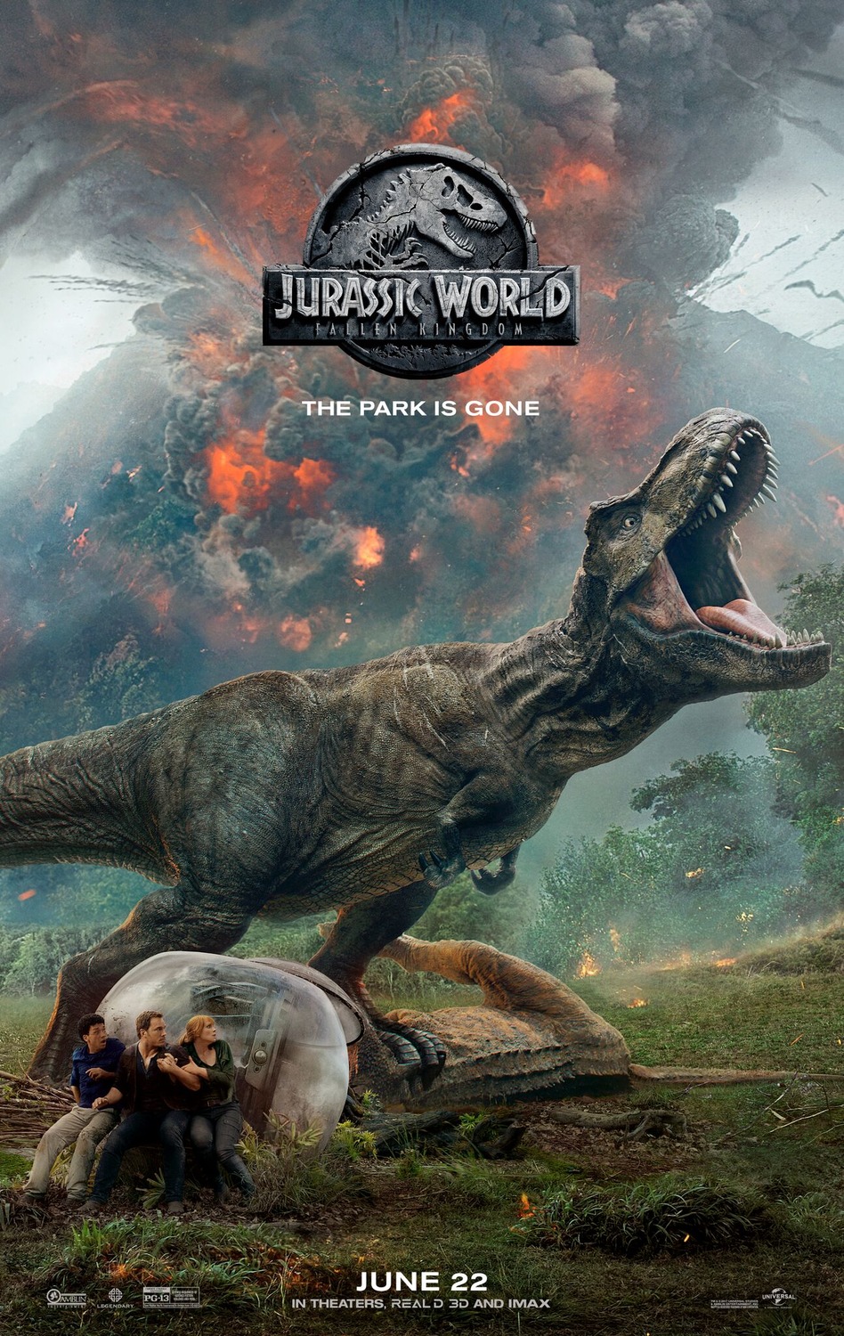 Extra Large Movie Poster Image for Jurassic World: Fallen Kingdom (#2 of 8)