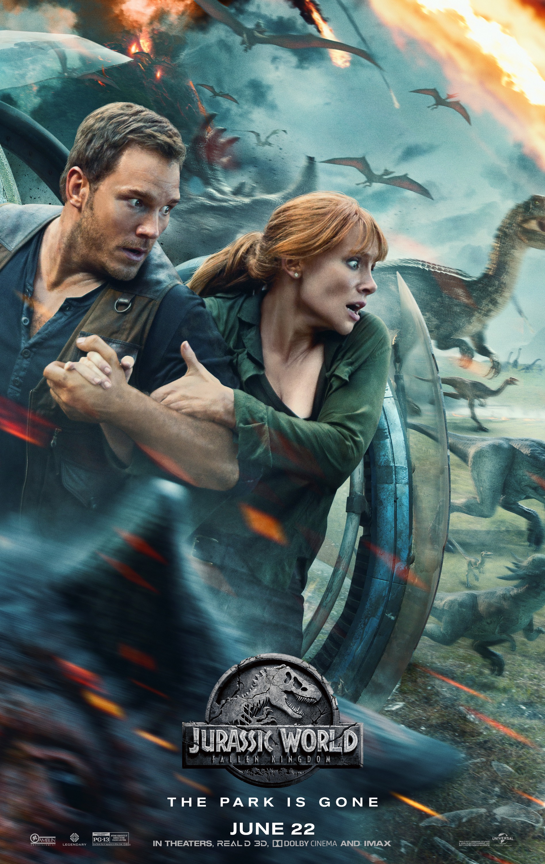 Mega Sized Movie Poster Image for Jurassic World: Fallen Kingdom (#3 of 8)