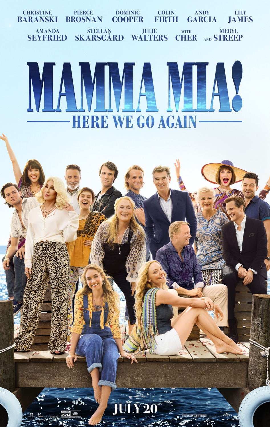 Extra Large Movie Poster Image for Mamma Mia! Here We Go Again (#3 of 6)