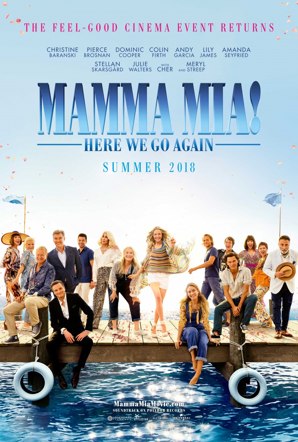 Extra Large Movie Poster Image for Mamma Mia! Here We Go Again (#4 of 6)