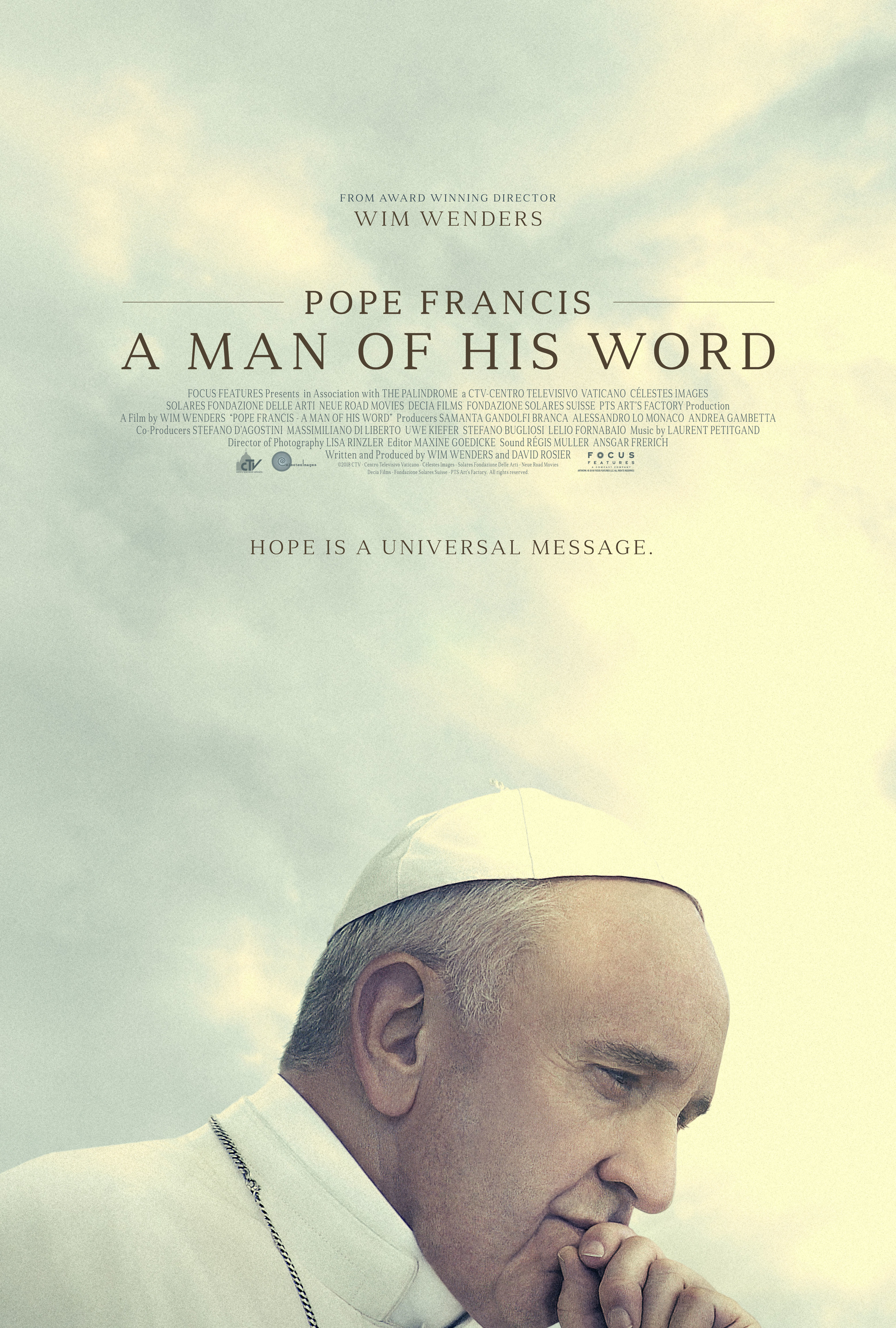 Mega Sized Movie Poster Image for Pope Francis: A Man of His Word 