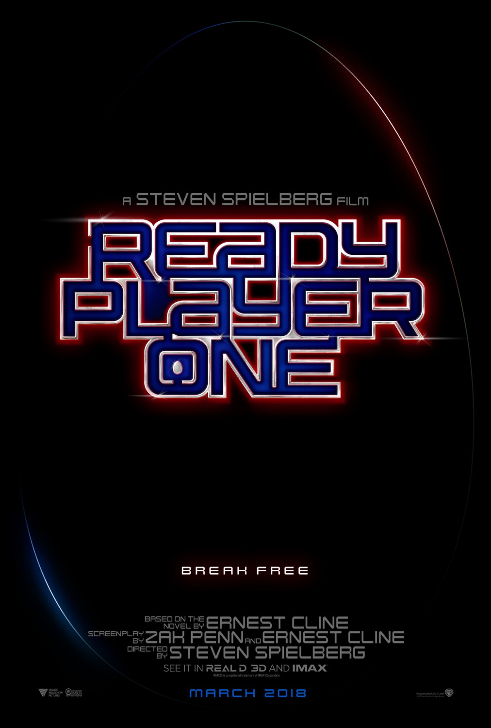 Extra Large Movie Poster Image for Ready Player One (#1 of 33)