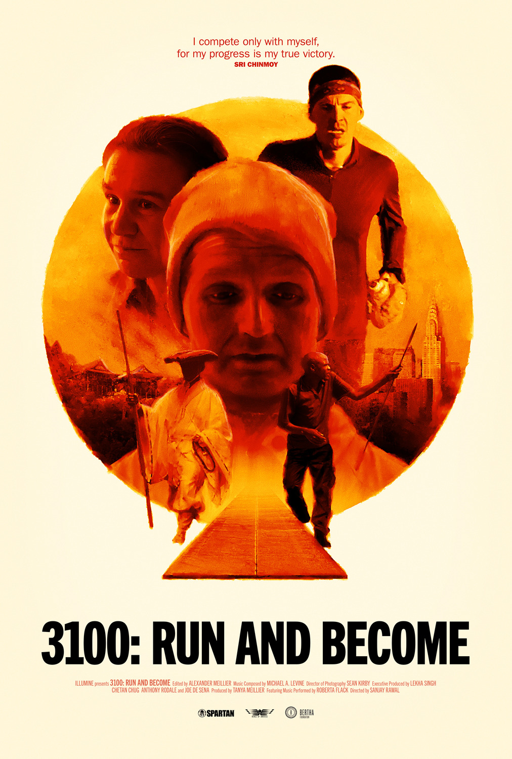 Extra Large Movie Poster Image for 3100, Run and Become 