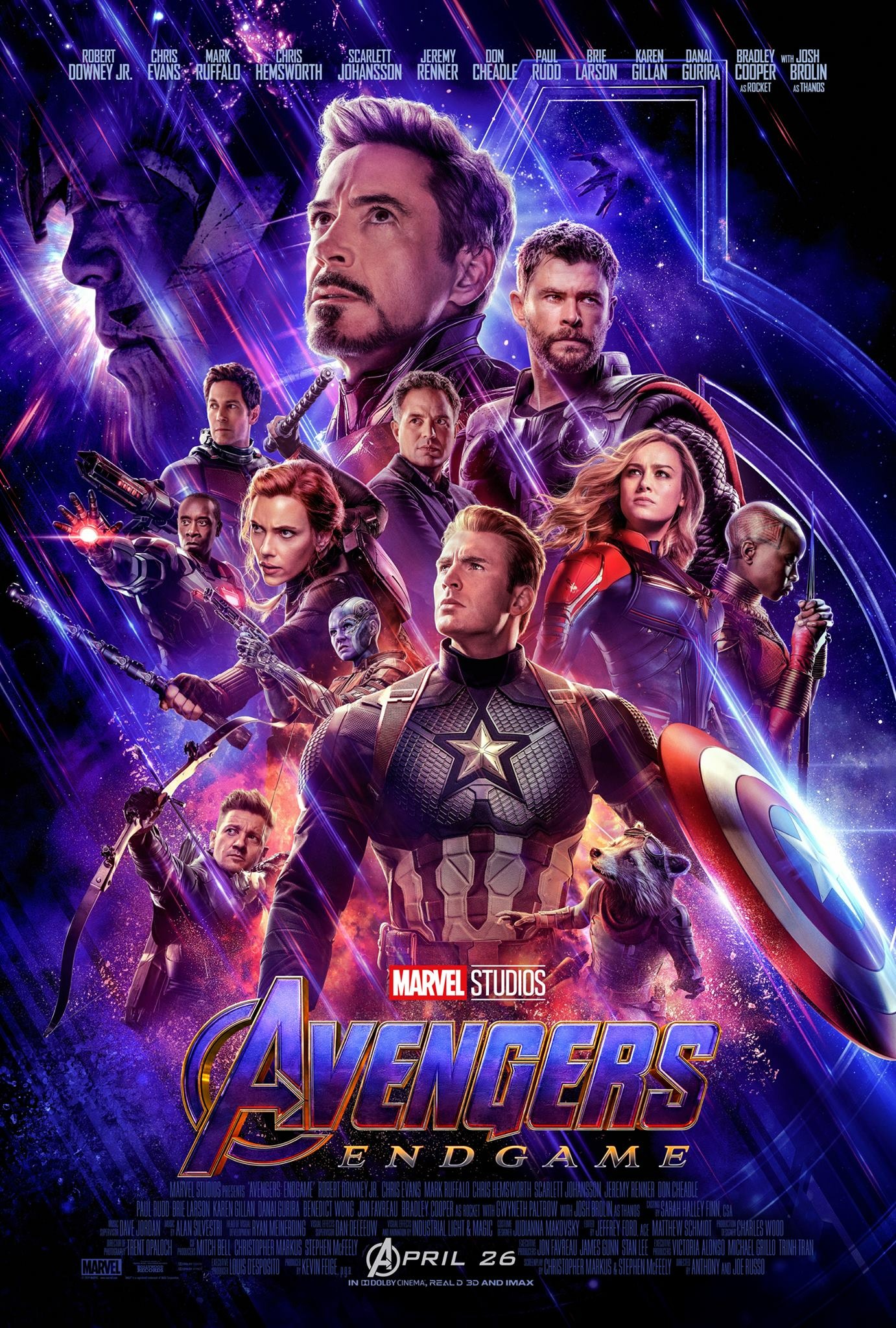 Mega Sized Movie Poster Image for Avengers: Endgame (#2 of 62)