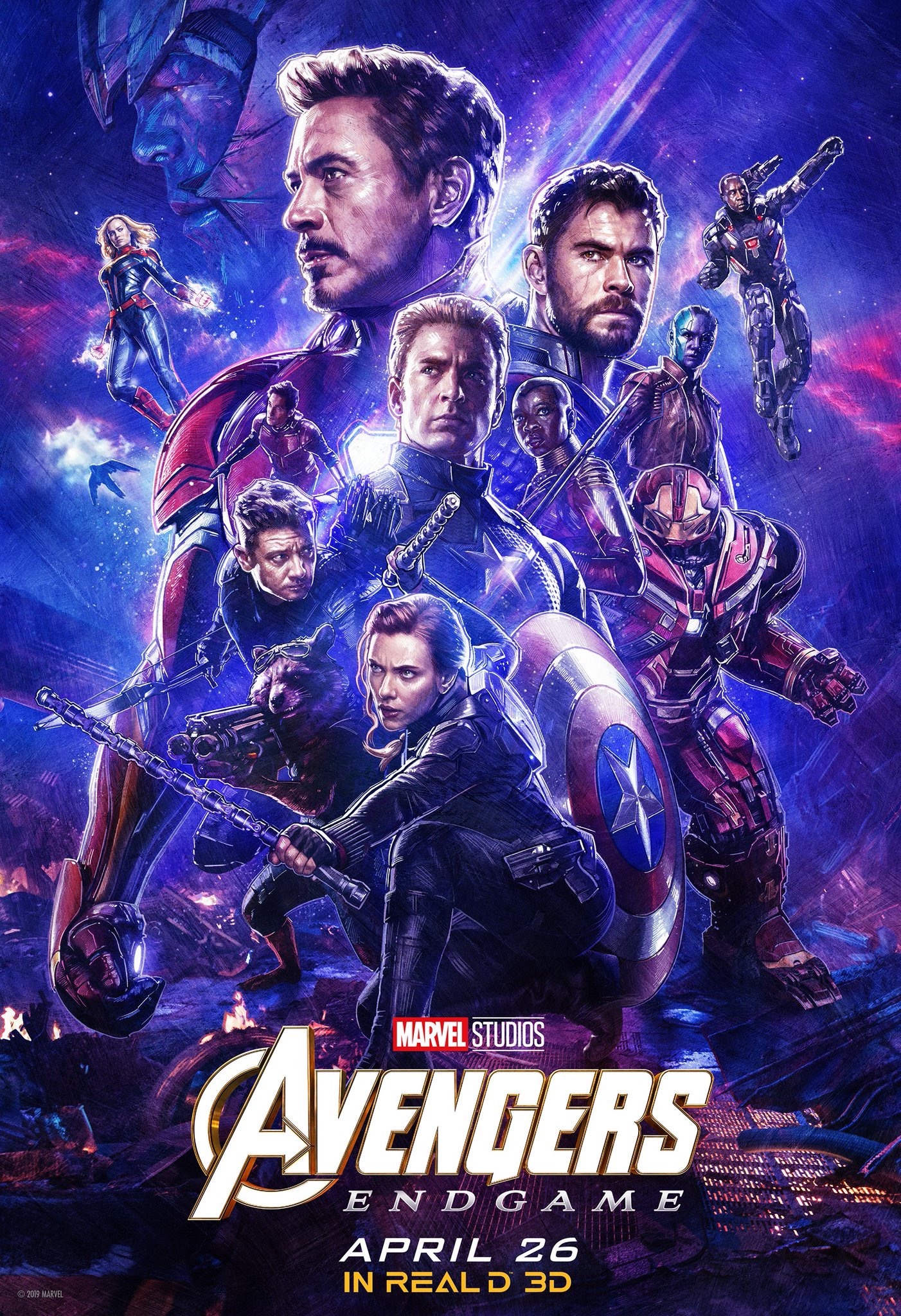 Mega Sized Movie Poster Image for Avengers: Endgame (#44 of 62)