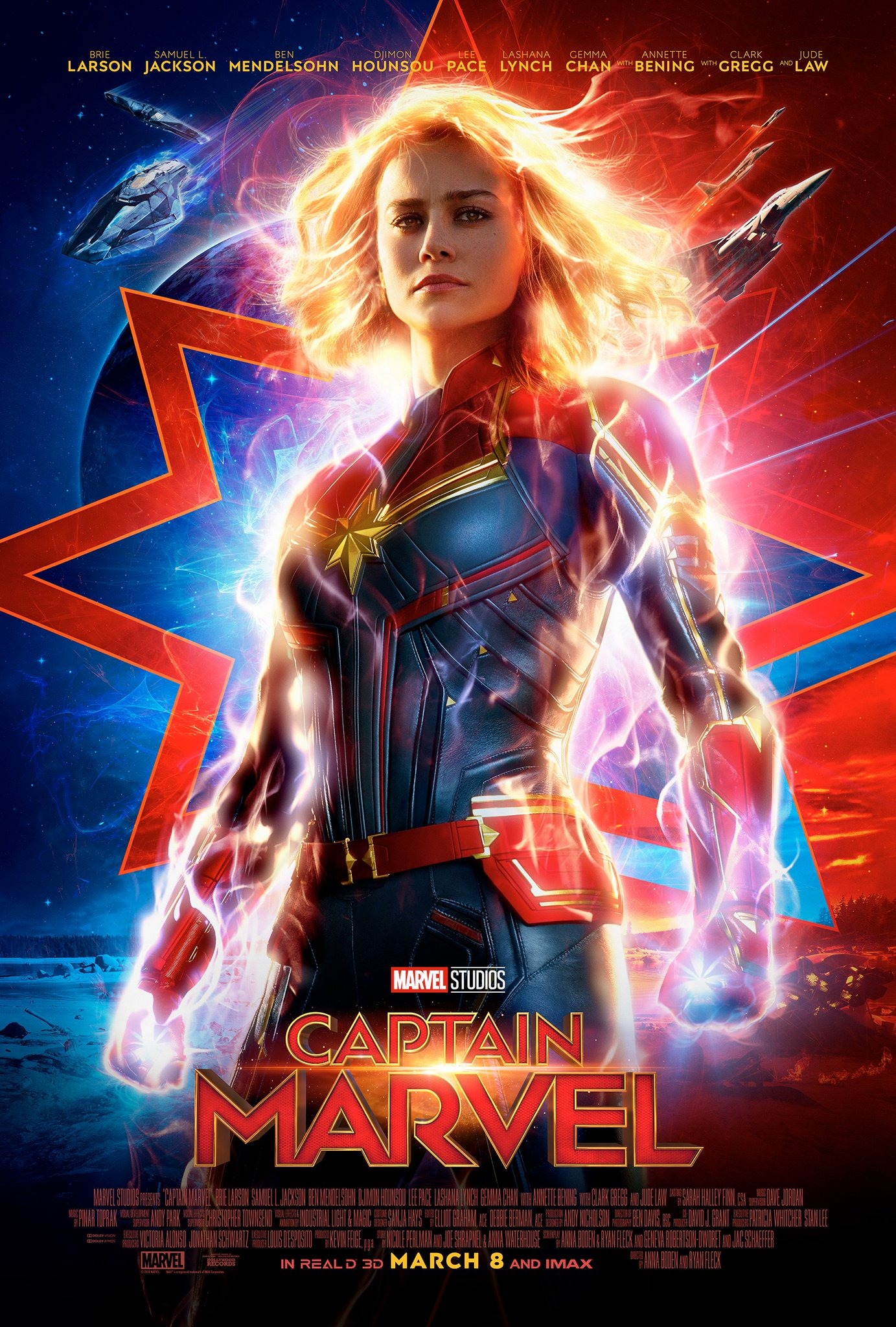 Mega Sized Movie Poster Image for Captain Marvel (#2 of 25)
