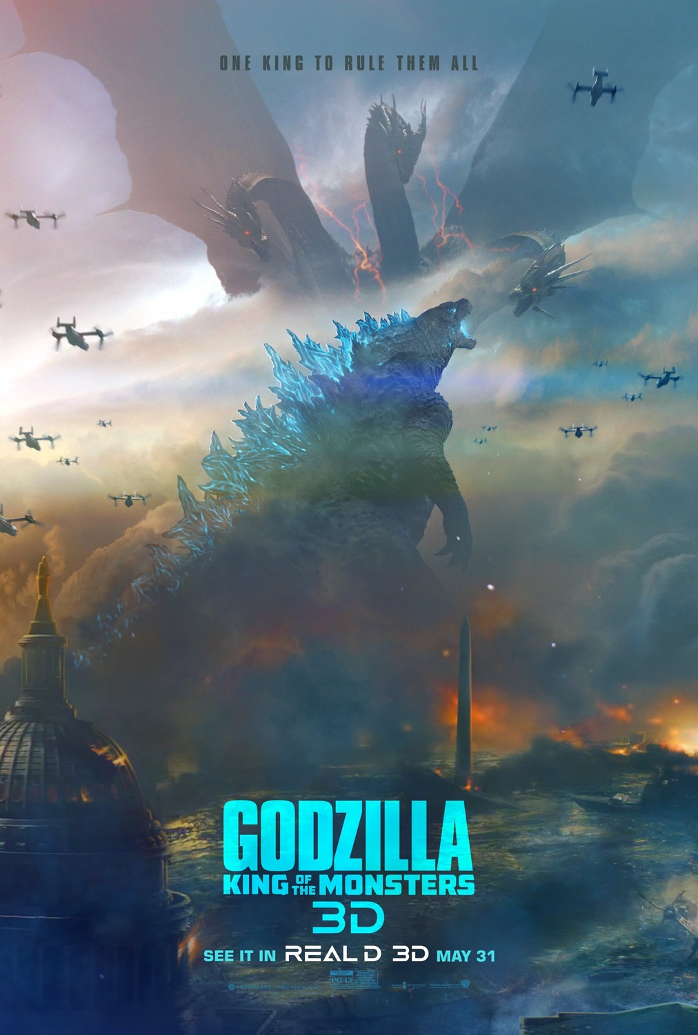 Extra Large Movie Poster Image for Godzilla: King of the Monsters (#13 of 27)