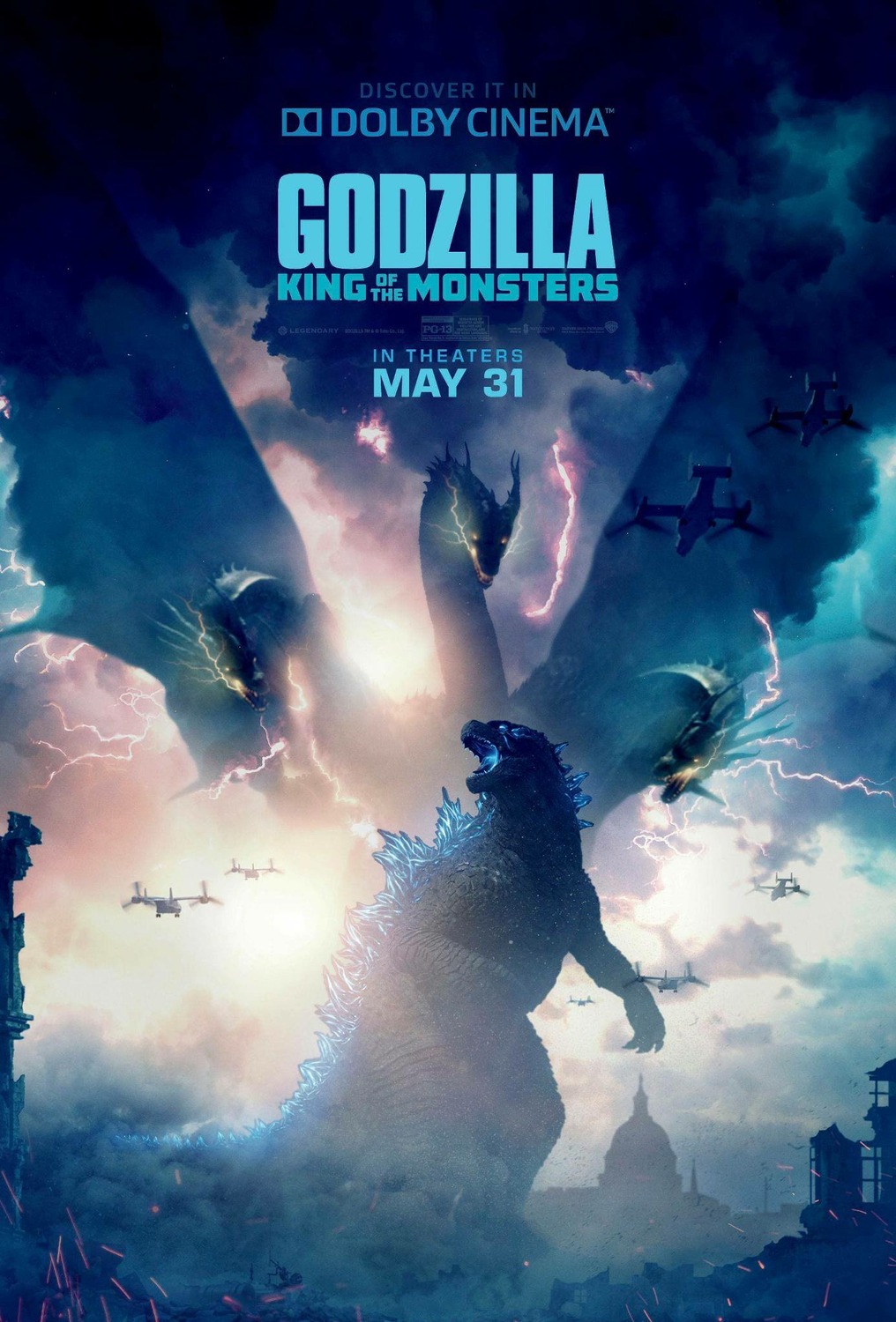 Extra Large Movie Poster Image for Godzilla: King of the Monsters (#14 of 27)