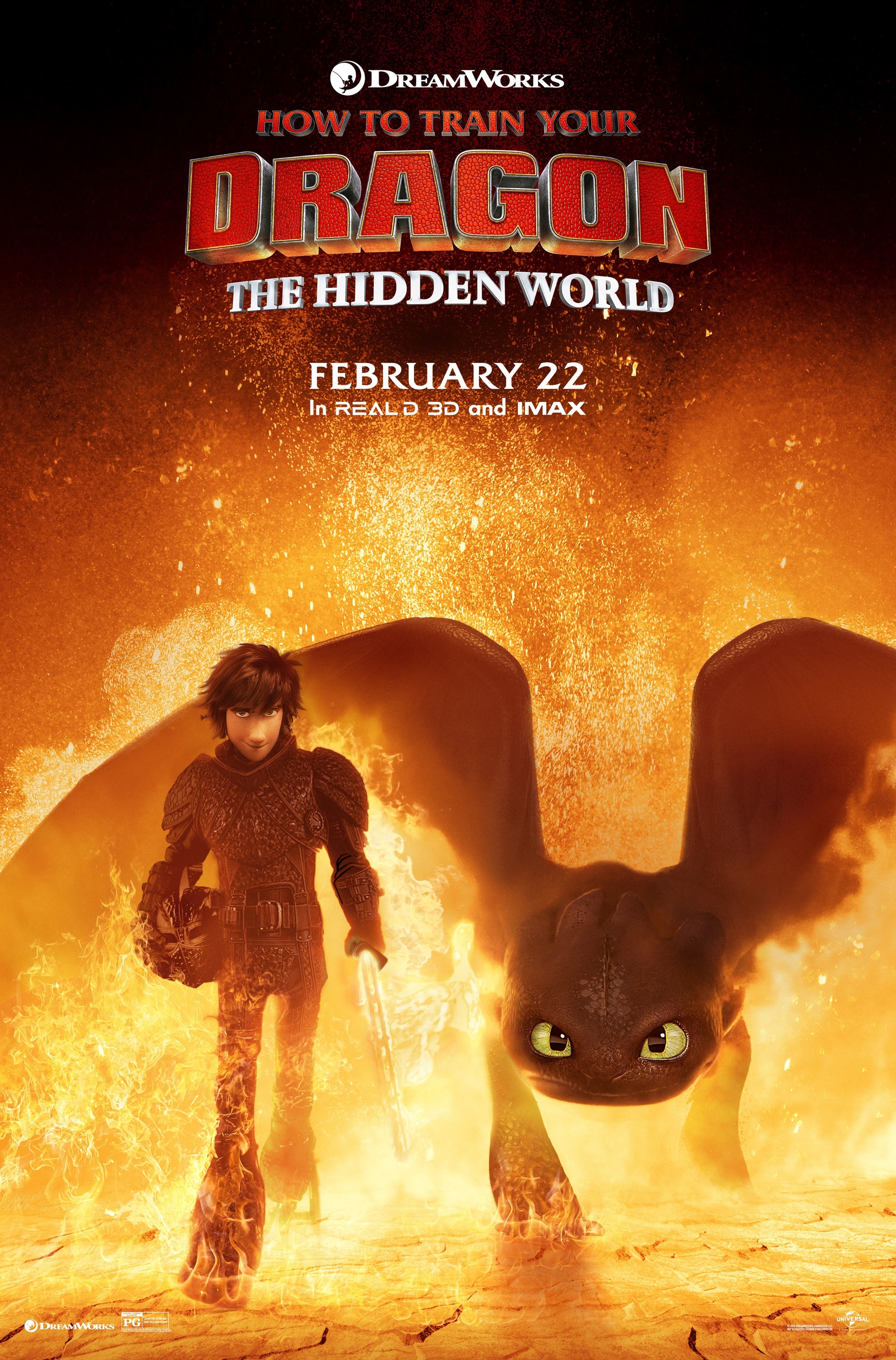 Mega Sized Movie Poster Image for How to Train Your Dragon: The Hidden World (#4 of 8)