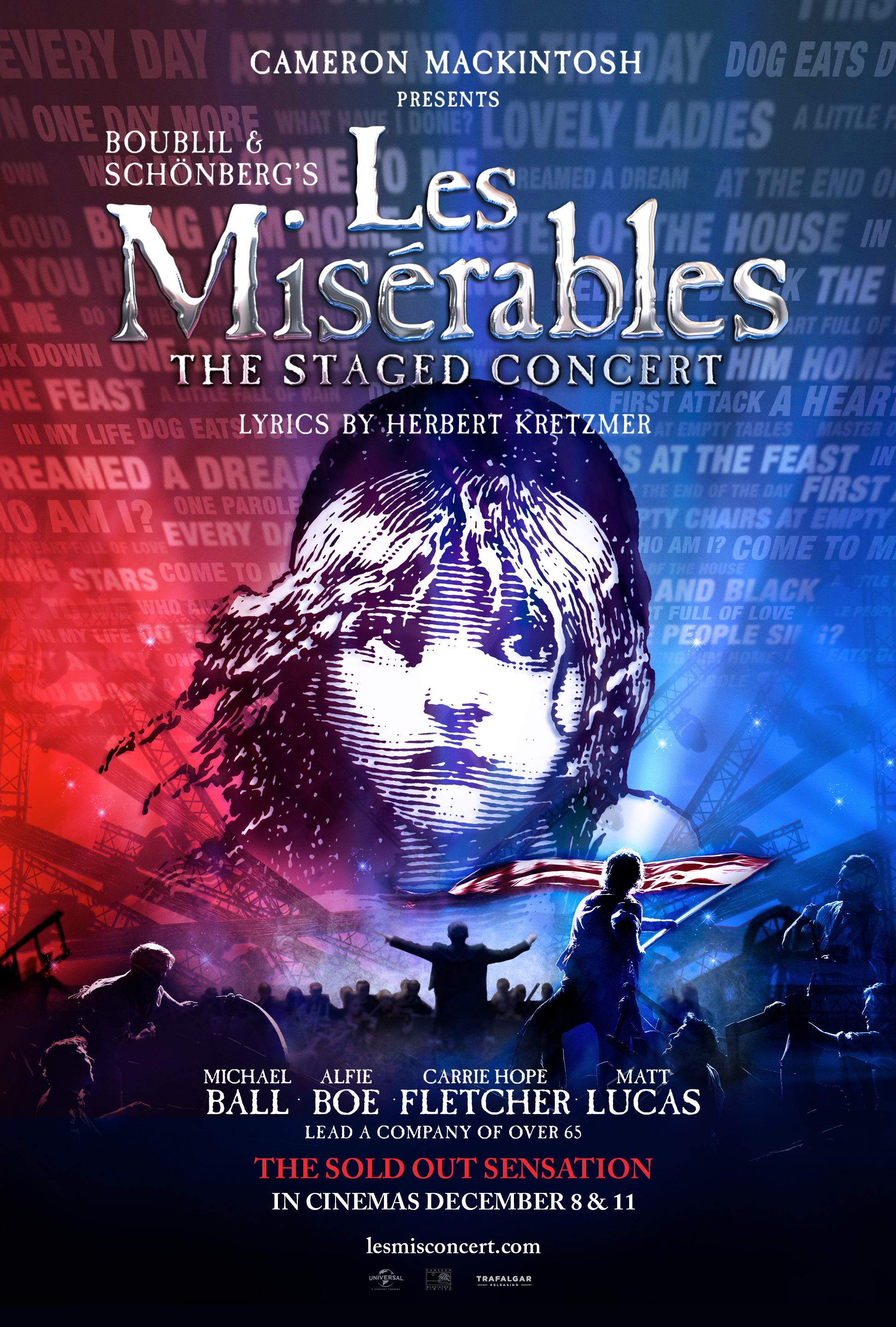 Mega Sized Movie Poster Image for Les Misérables: The Staged Concert 