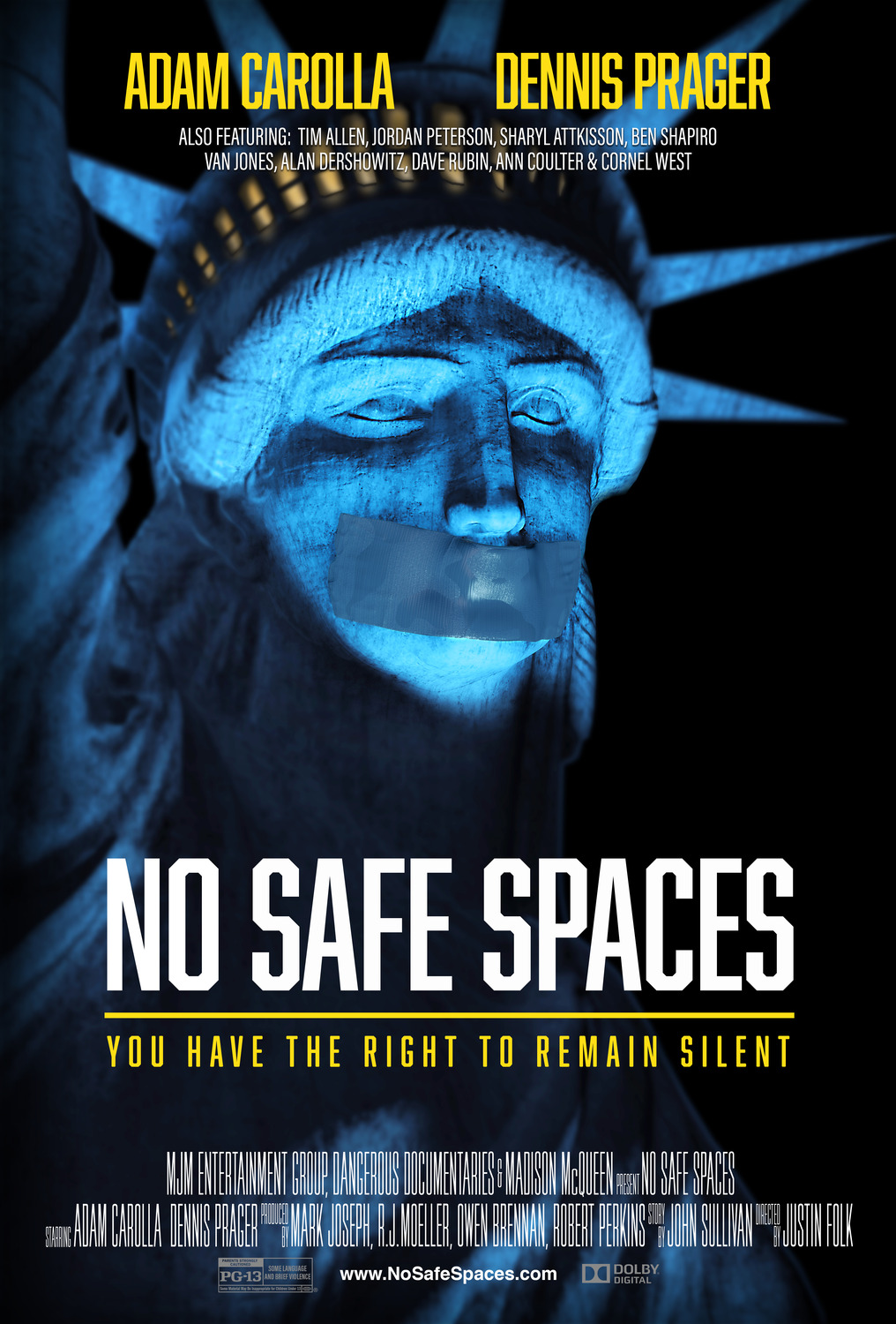 Extra Large Movie Poster Image for No Safe Spaces 