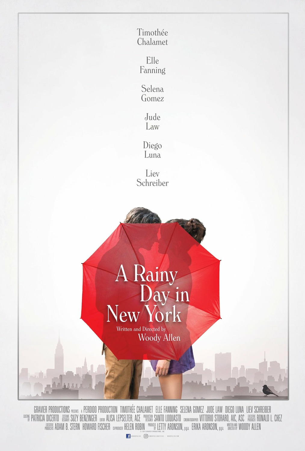 Extra Large Movie Poster Image for A Rainy Day in New York (#1 of 3)