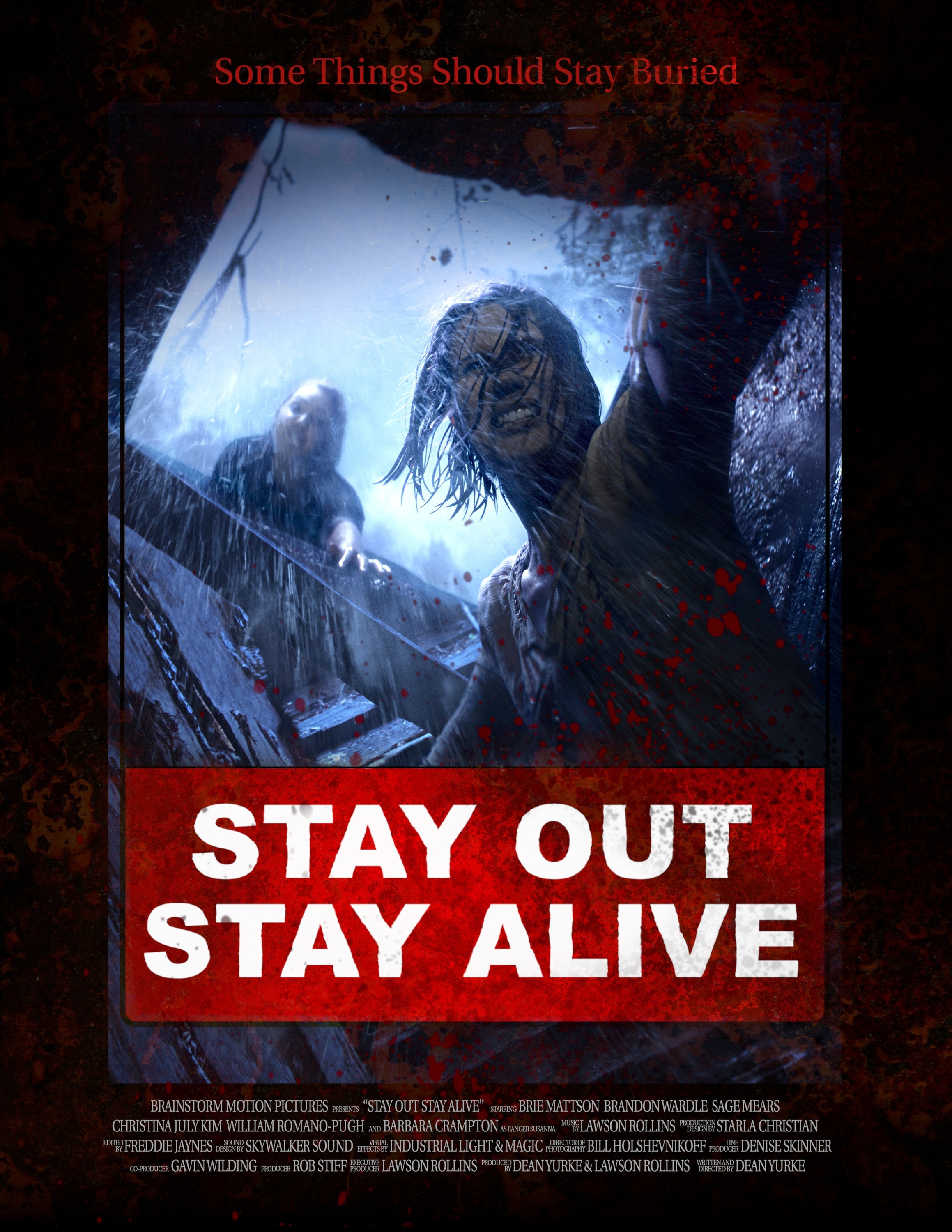 Mega Sized Movie Poster Image for Stay Out Stay Alive 