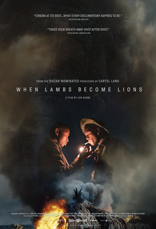 When Lambs Become Lions Movie Poster