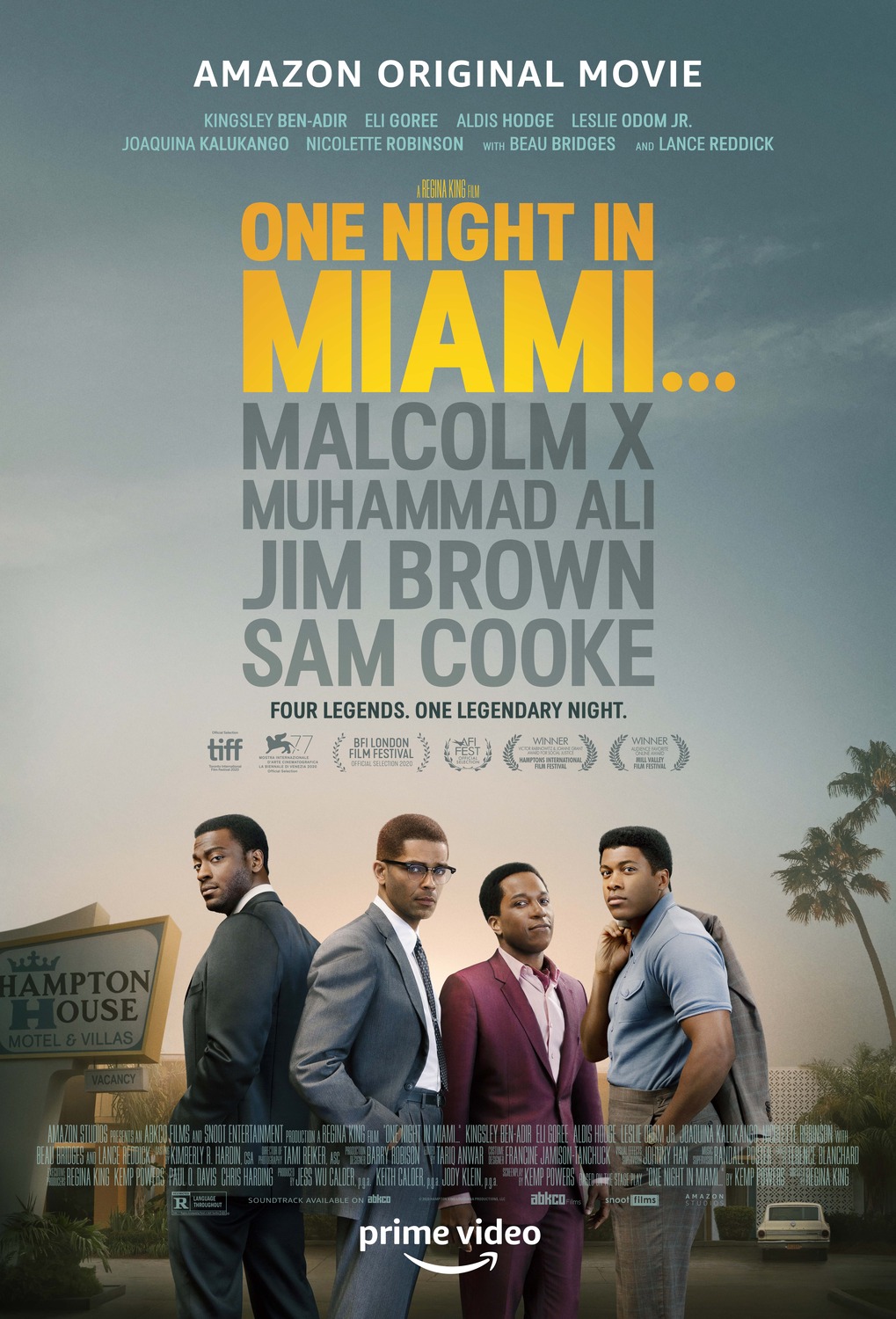 Extra Large Movie Poster Image for One Night in Miami (#1 of 5)