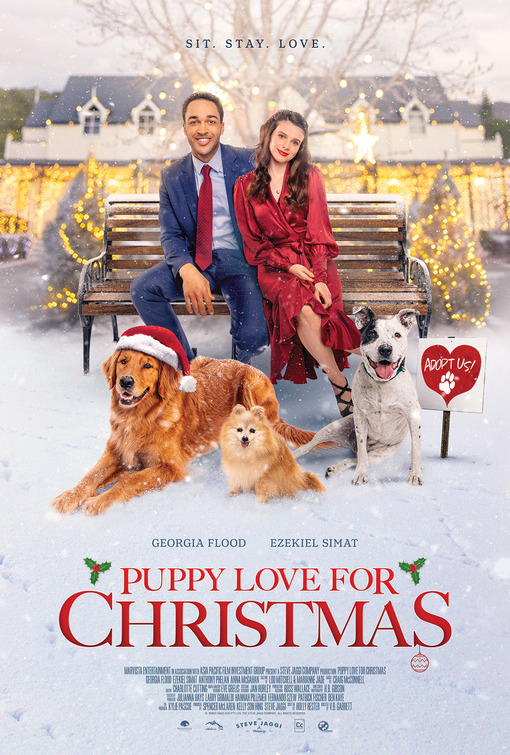 Puppy Love for Christmas Movie Poster