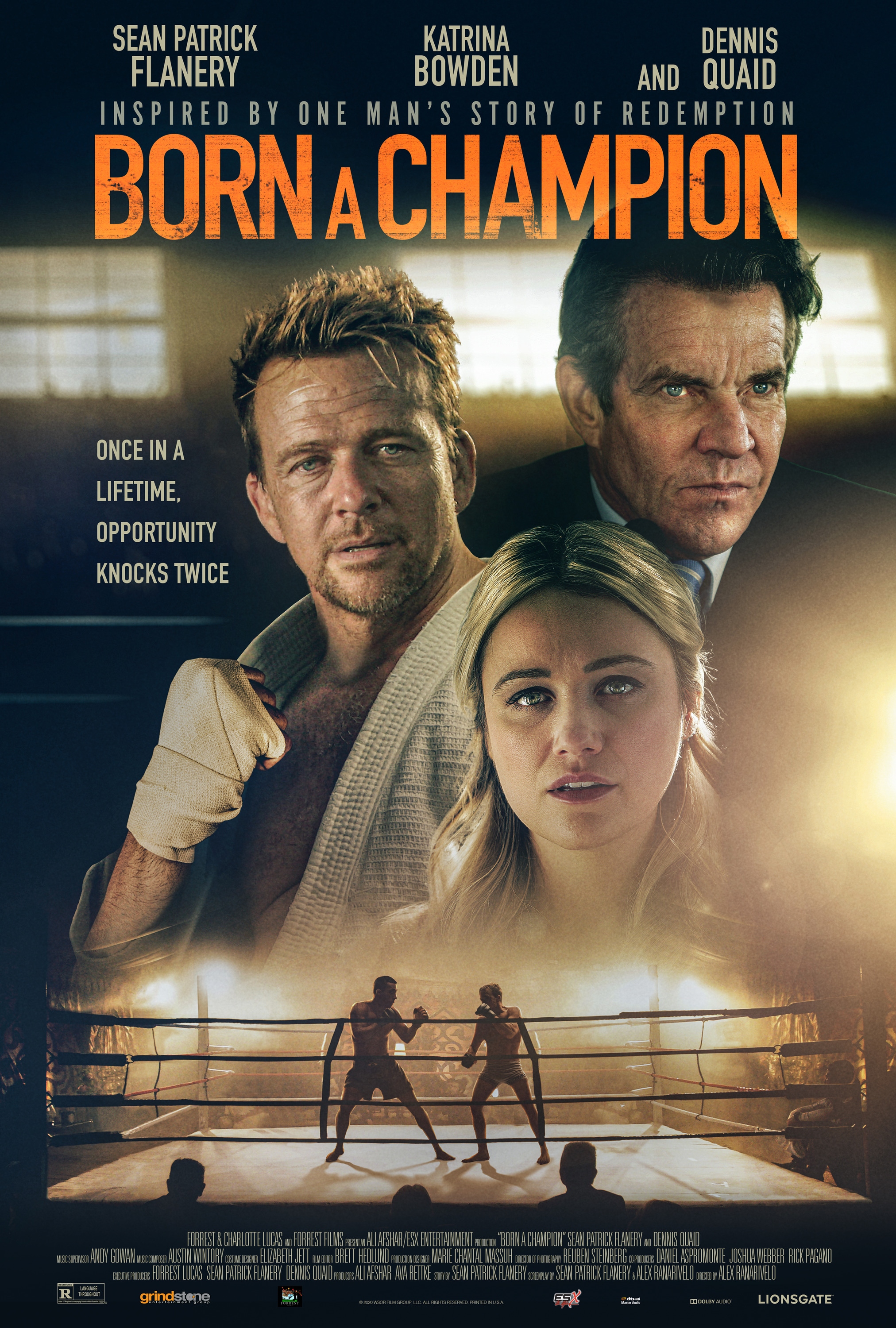 Mega Sized Movie Poster Image for Born a Champion 