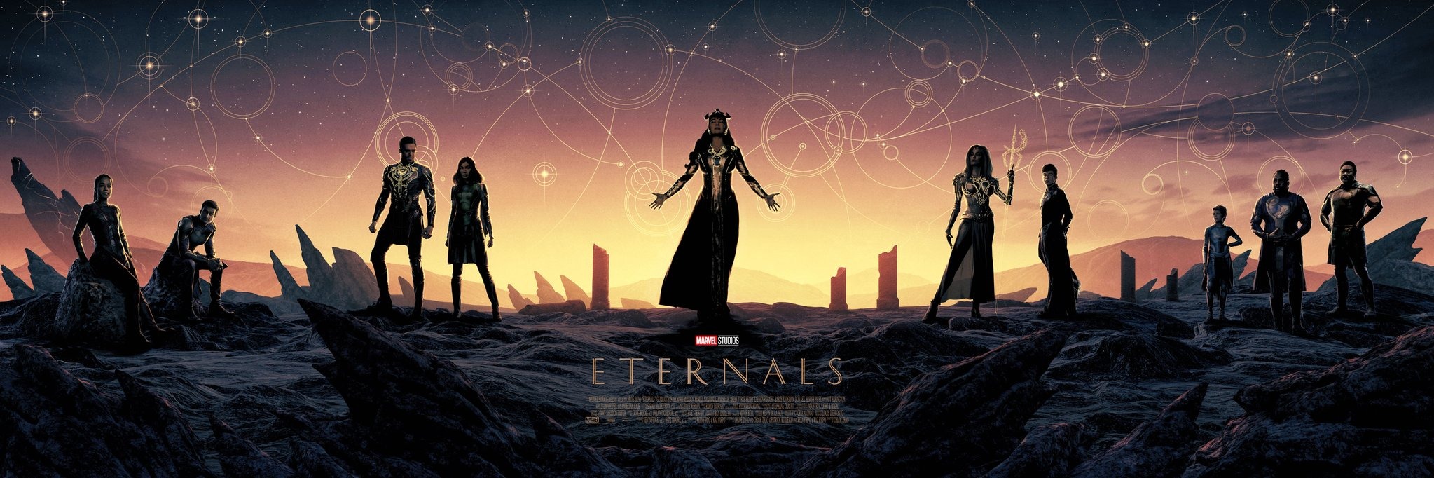 Mega Sized Movie Poster Image for Eternals (#20 of 23)