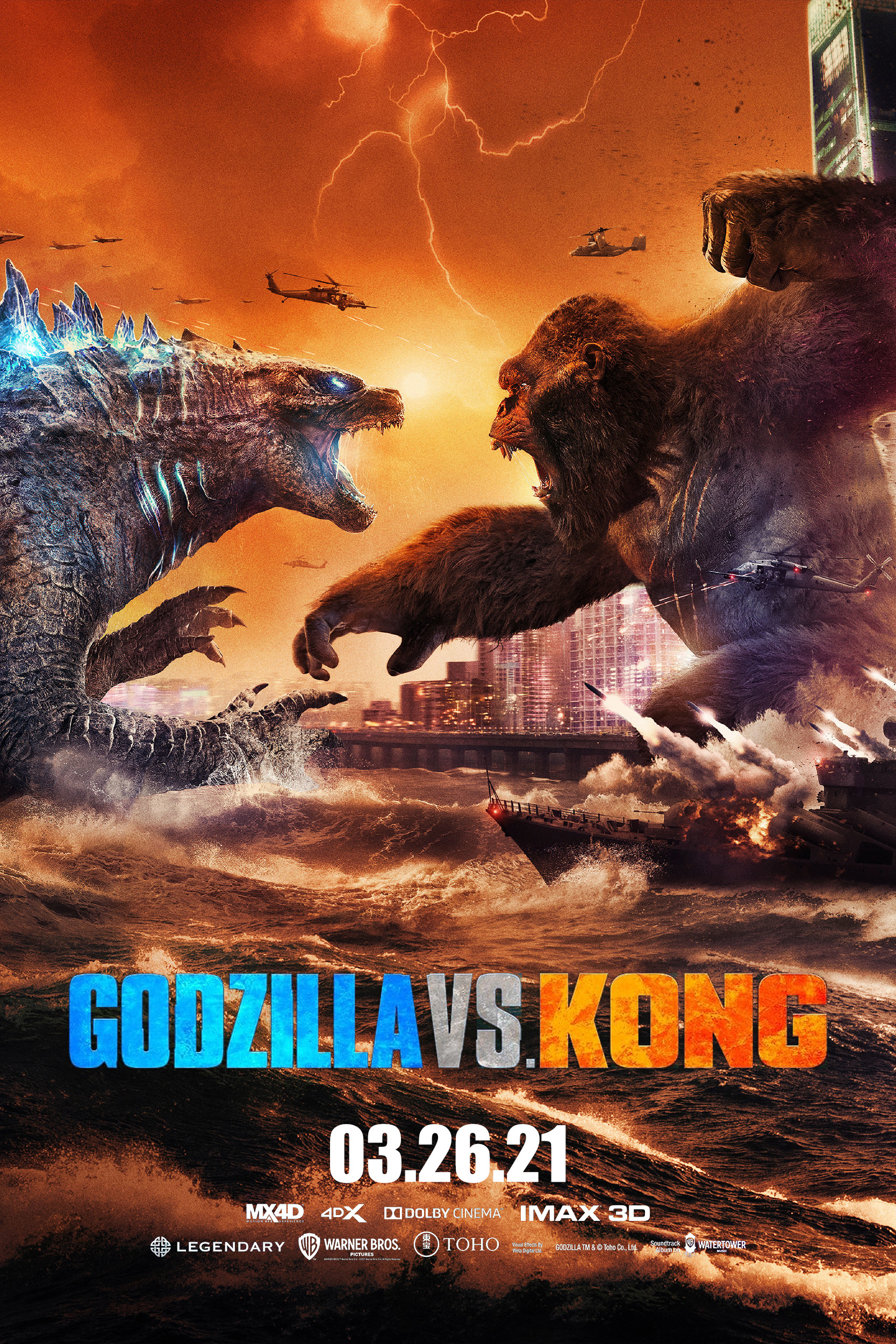 Mega Sized Movie Poster Image for Godzilla vs. Kong (#4 of 20)