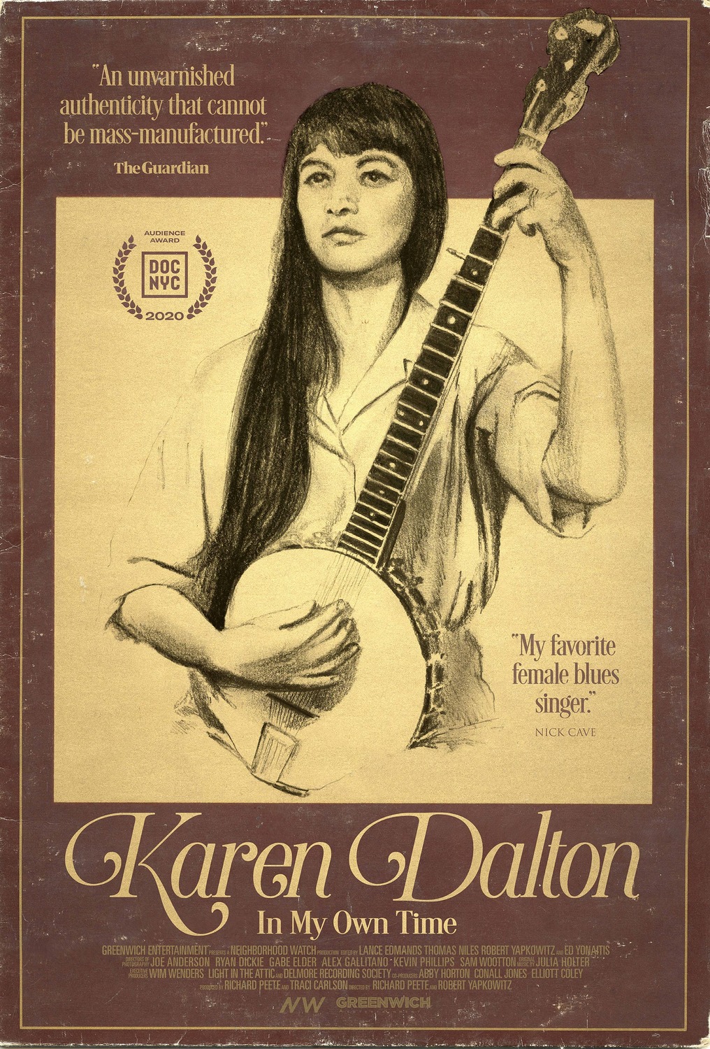 Extra Large Movie Poster Image for Karen Dalton: In My Own Time 