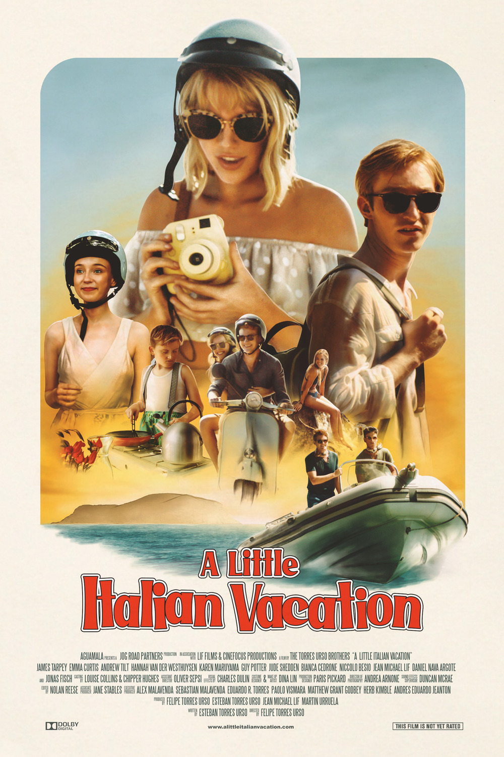 Extra Large Movie Poster Image for A Little Italian Vacation 