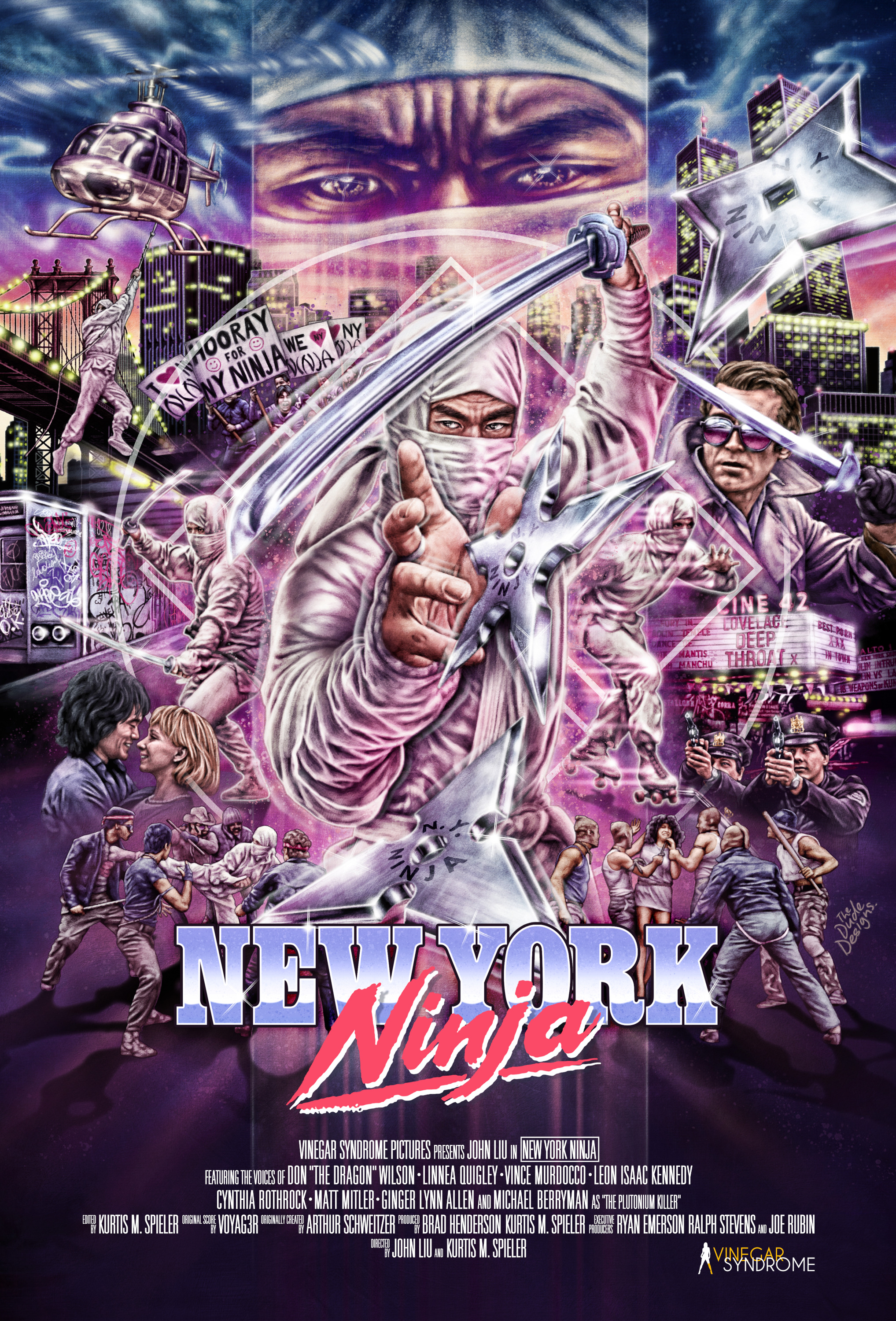 Mega Sized Movie Poster Image for New York Ninja 