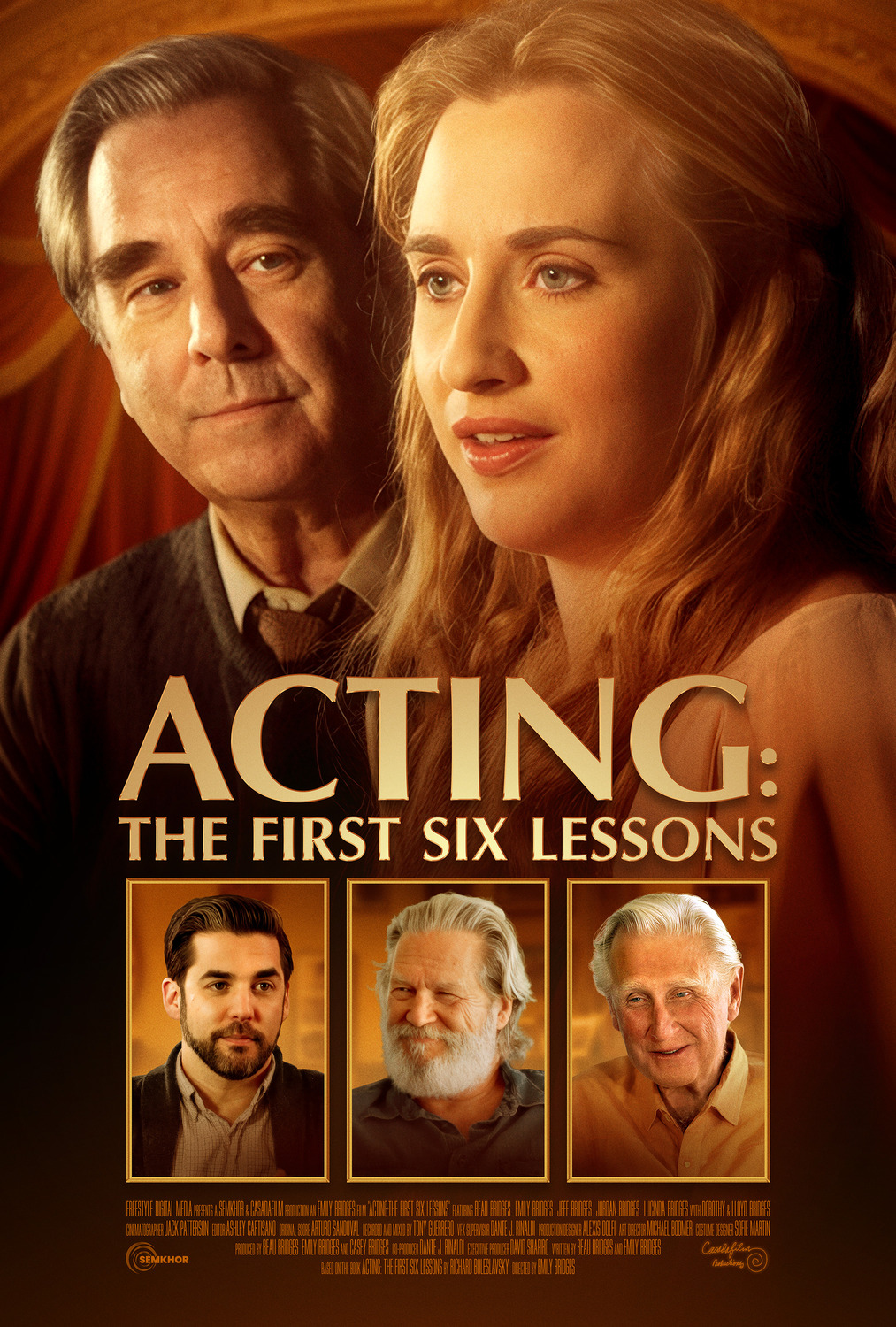 Extra Large Movie Poster Image for Acting: The First Six Lessons 
