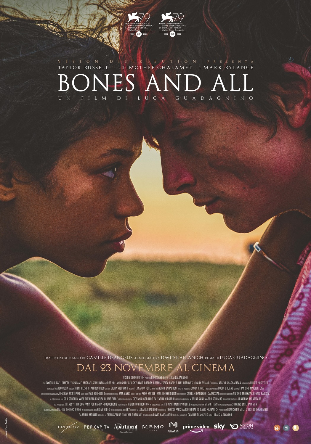 Extra Large Movie Poster Image for Bones and All (#3 of 3)
