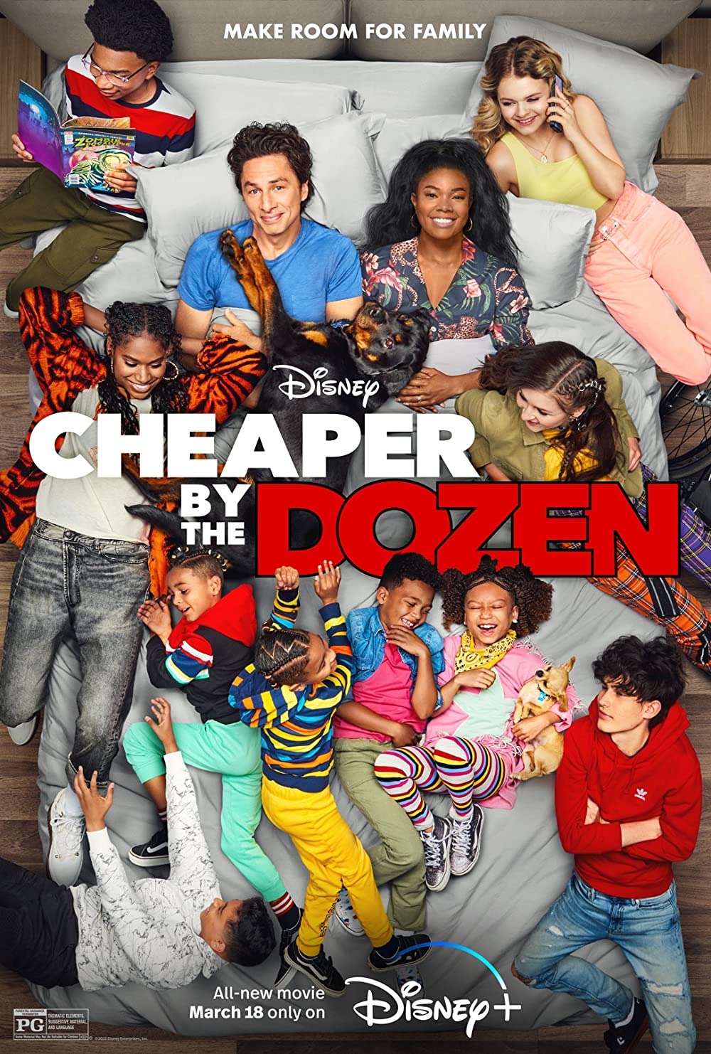Extra Large Movie Poster Image for Cheaper by the Dozen (#13 of 13)