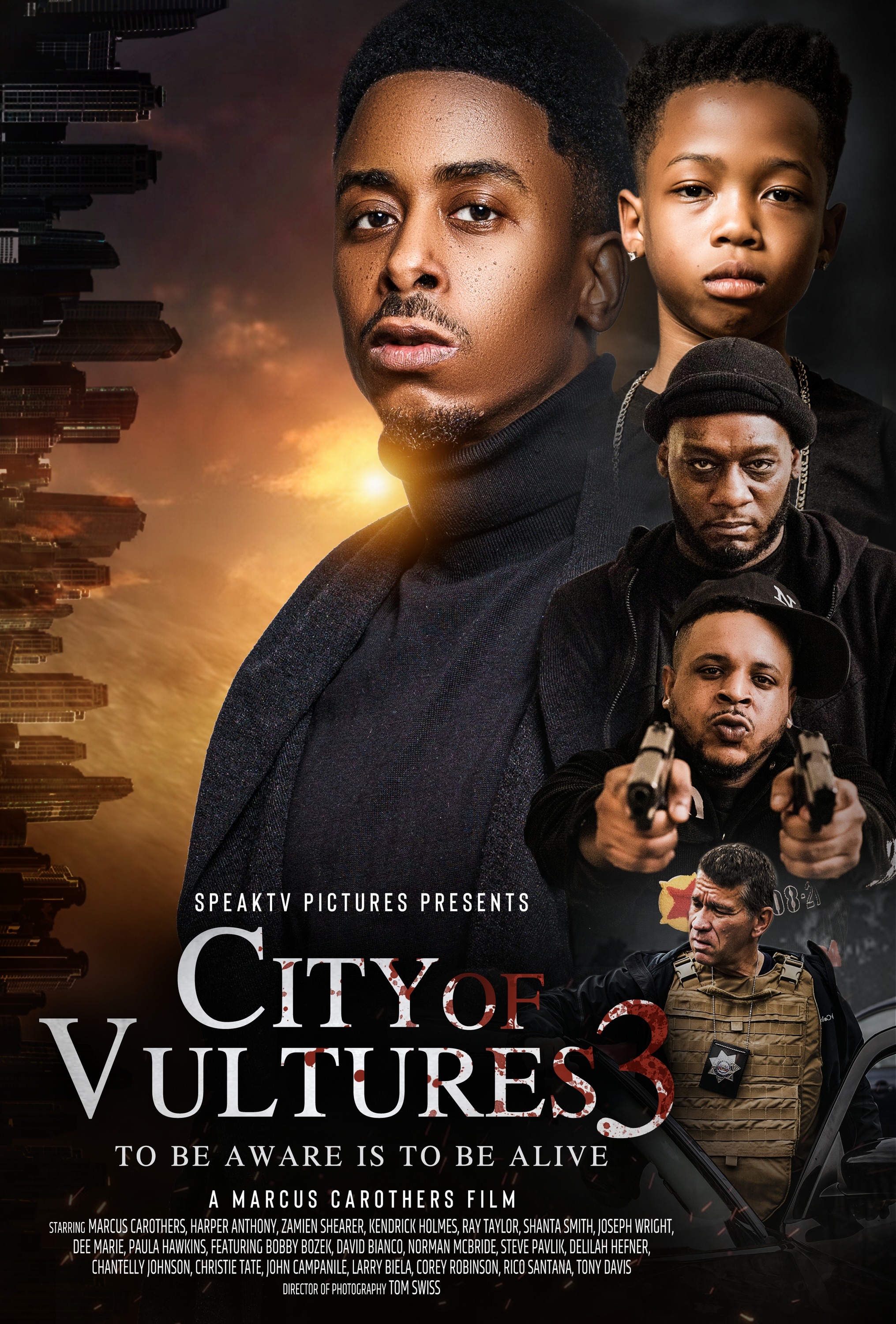 Mega Sized Movie Poster Image for City of Vultures 3 